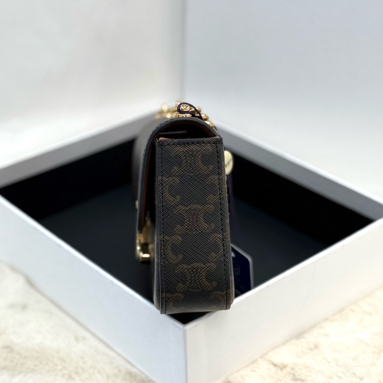 【預訂貨品】Celine凱旋門老花腋下包