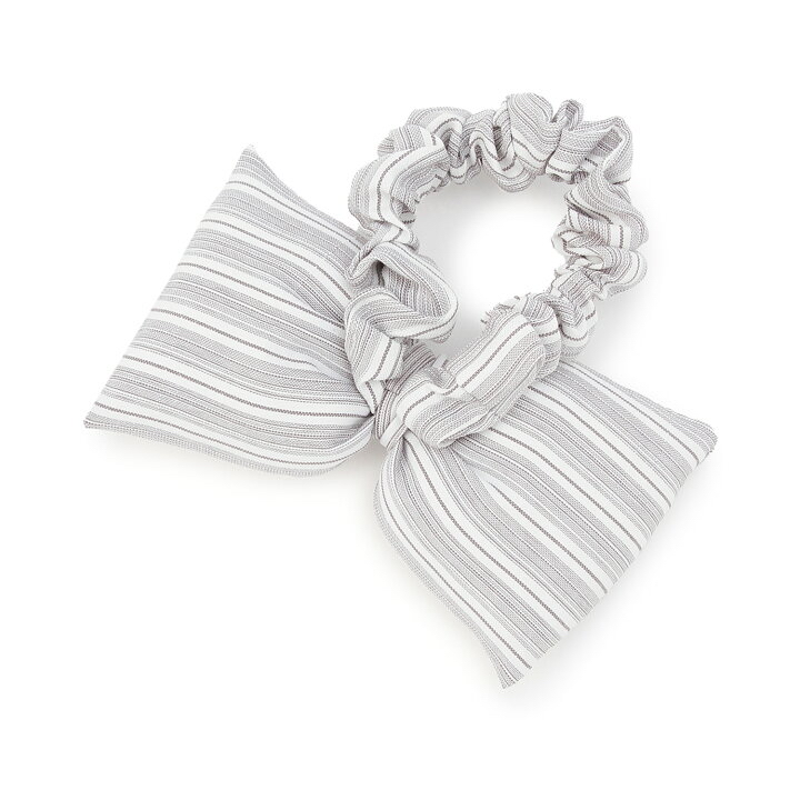 🇯🇵預訂 日本直送🇯🇵Petit Main兩色條紋蝴蝶結絲帶髮圈