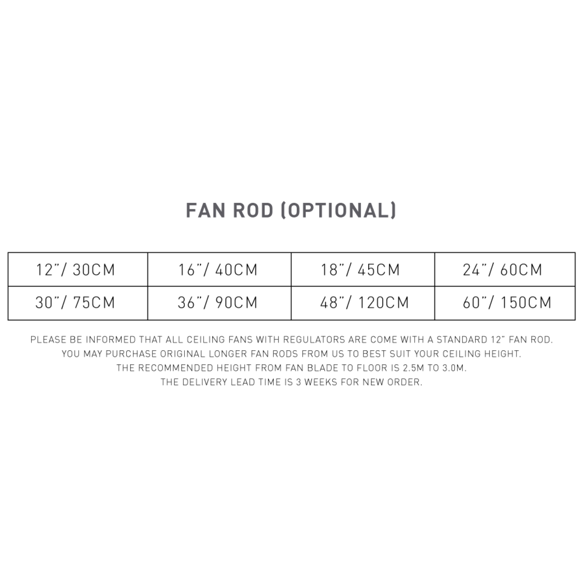 KDK 48" 3-Blade Regulator Ceiling Fan K12W0 (Copper Brown)