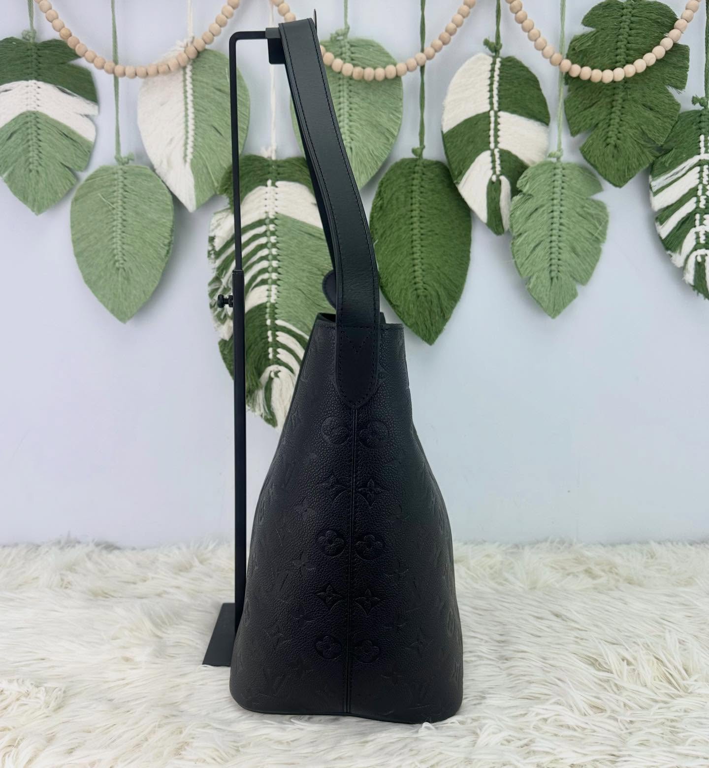 LV 🤍PRE OWNED ALL IN 黑金真皮壓紋 GM Size 2025年全套有單🖤