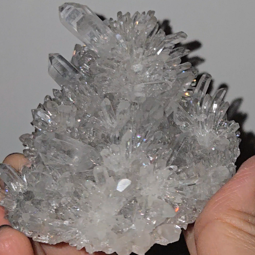 Chrysanthemum needle quartz with rainbows everywhere - CQ161