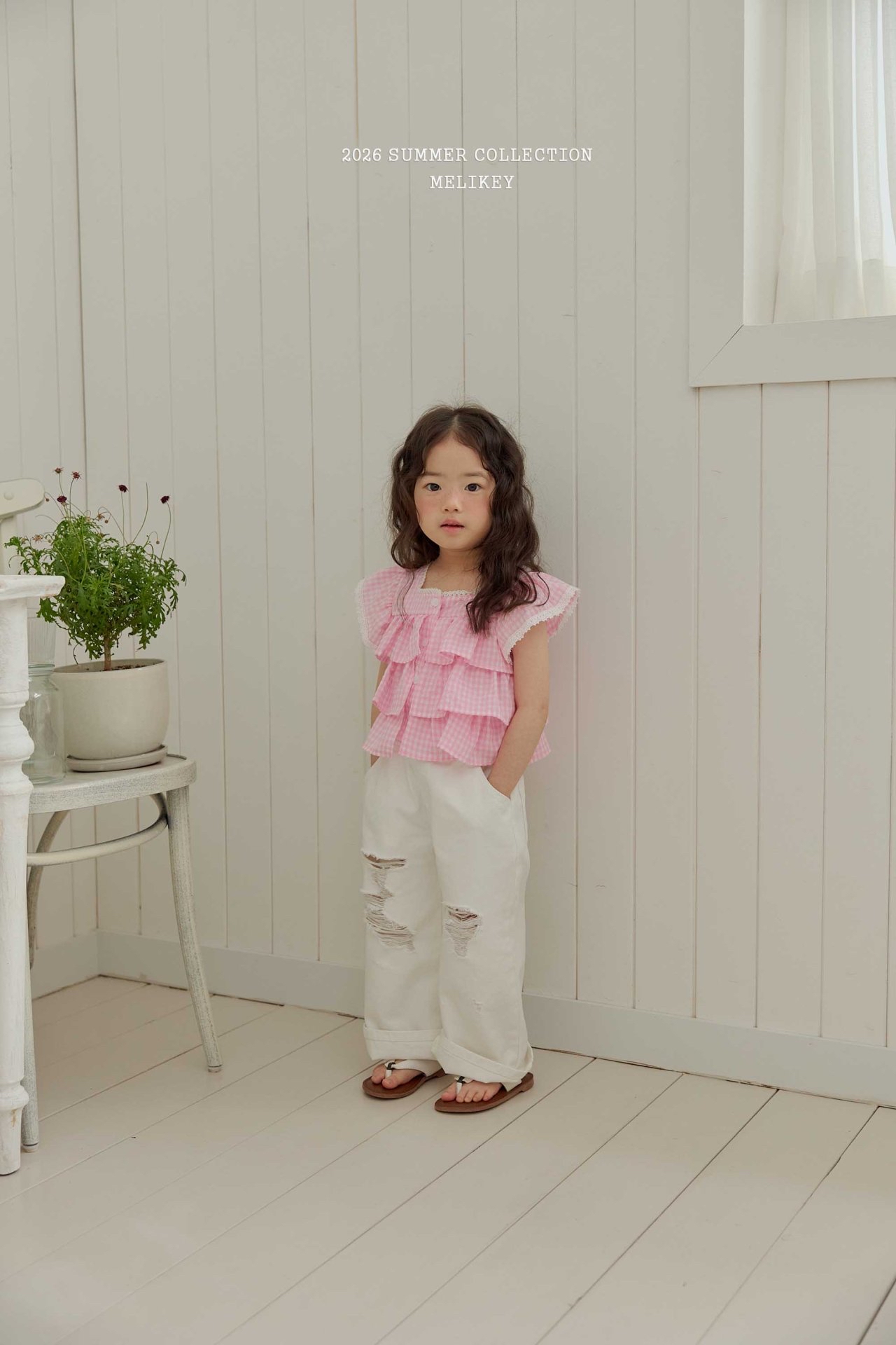 Melkey | Denim pants (White M95-105)