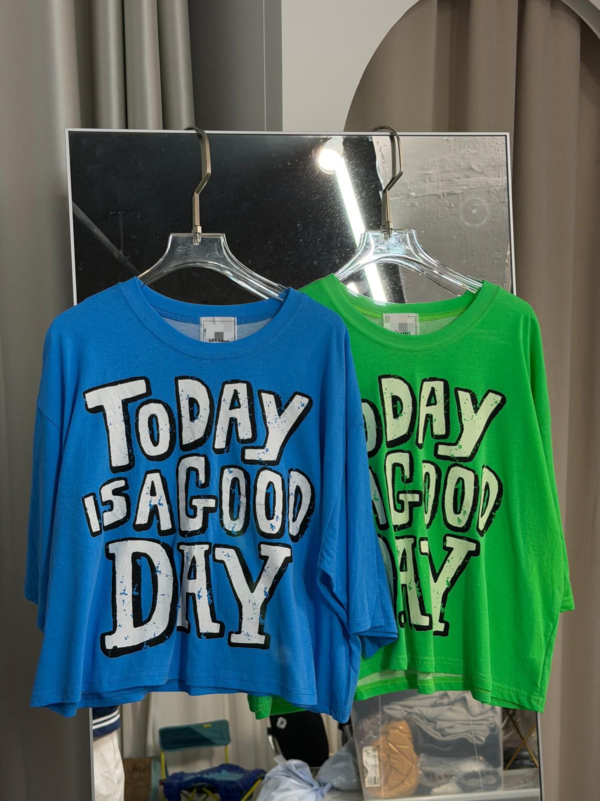 SS2623 「美好的一天」寬鬆休閒圓領T