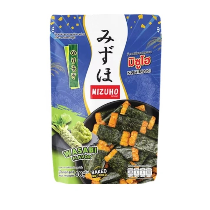 Mizuho 日式海苔卷米果 (芥苿味) 45g