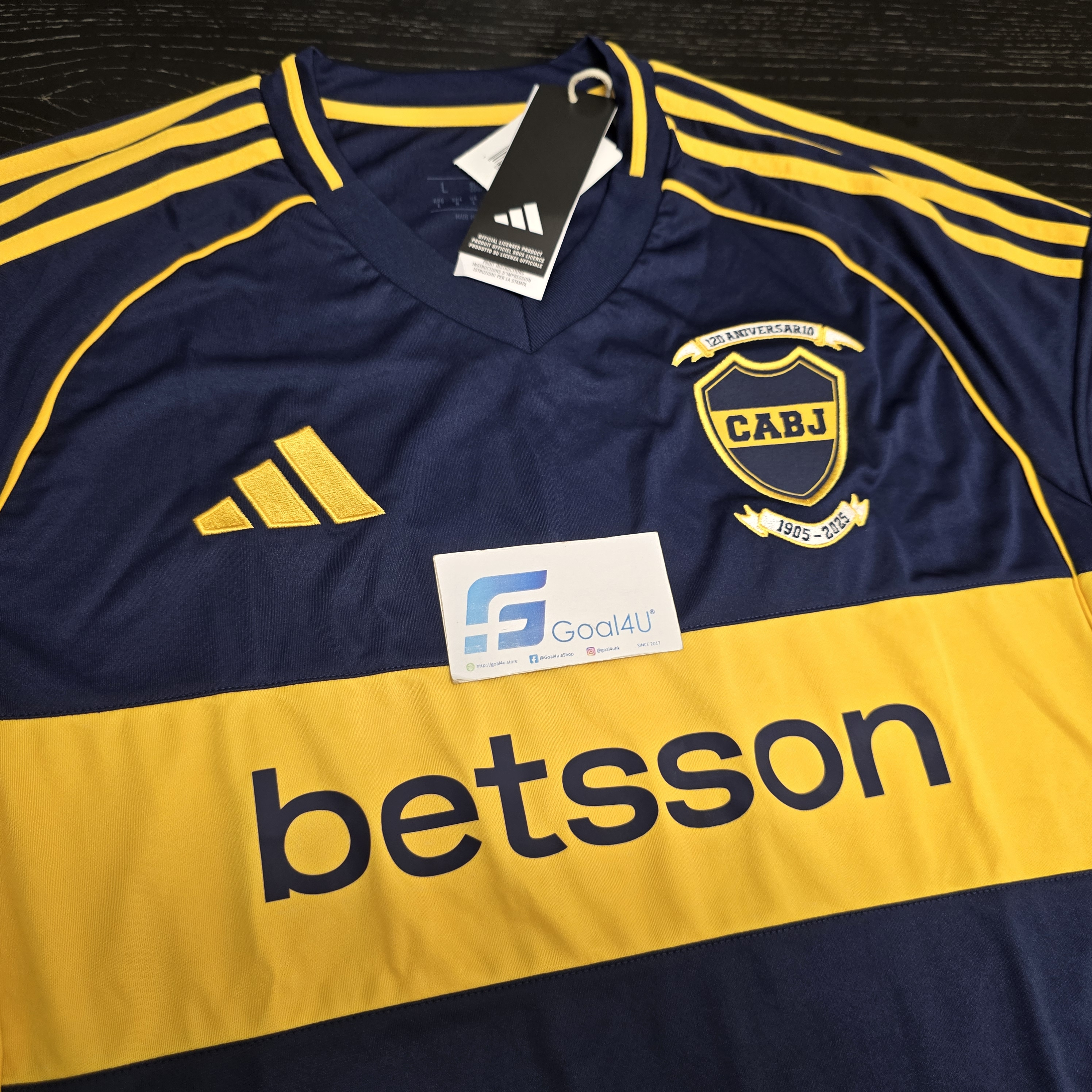 "現貨"**120週年紀念** Adidas Boca Juniors 小保加 2025-26 主場球迷版球衣 *可加印字 JJ4298