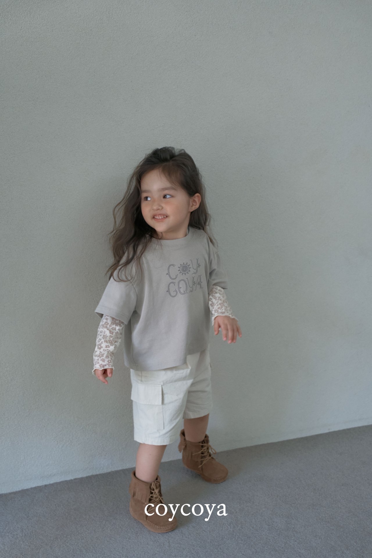 🌸預訂 韓國直送🌸🇰🇷COYCOYA兩色花卉薄紗袖長袖上衣