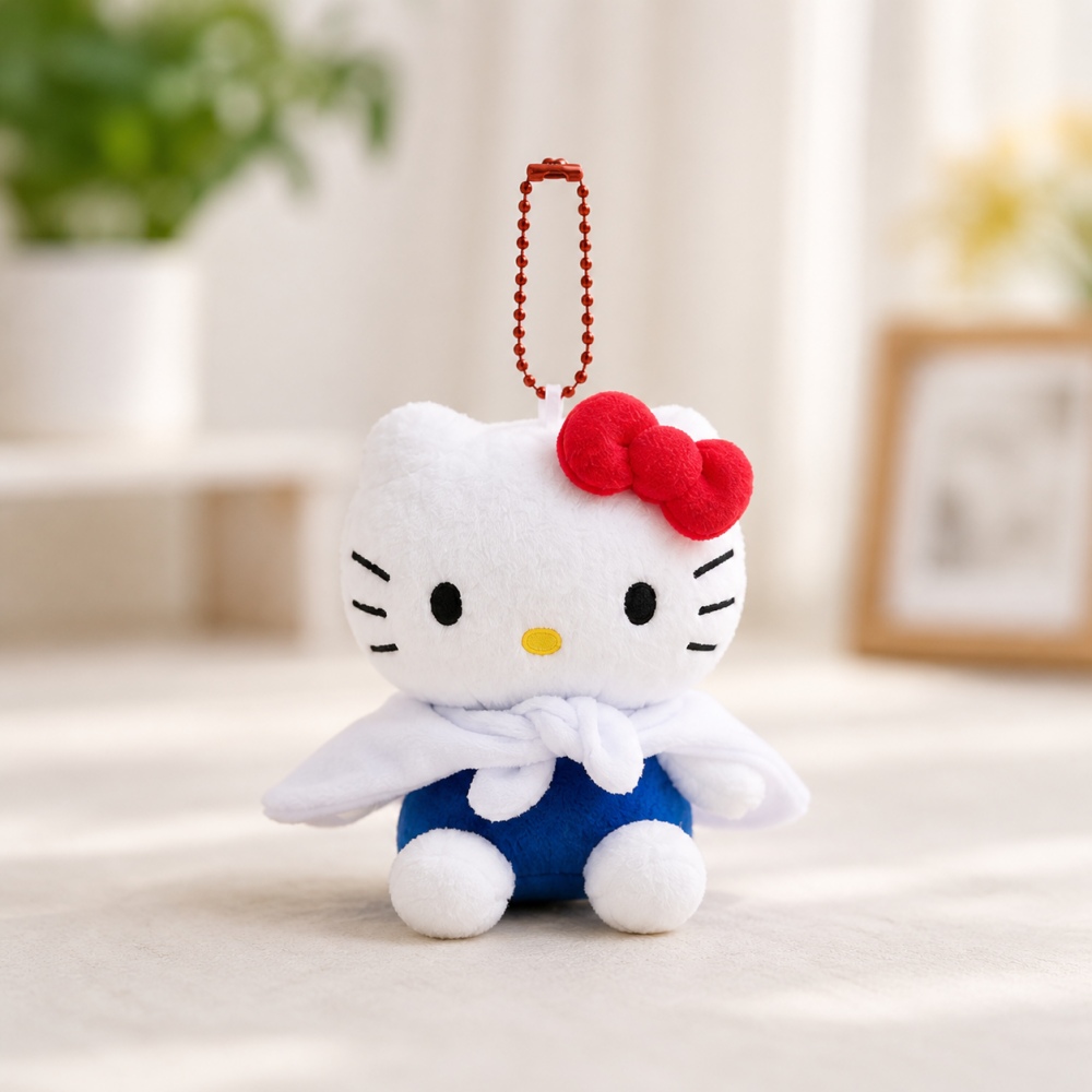 預訂 | 韓國版 Sanrio 小披風公仔鎖匙扣 8cm