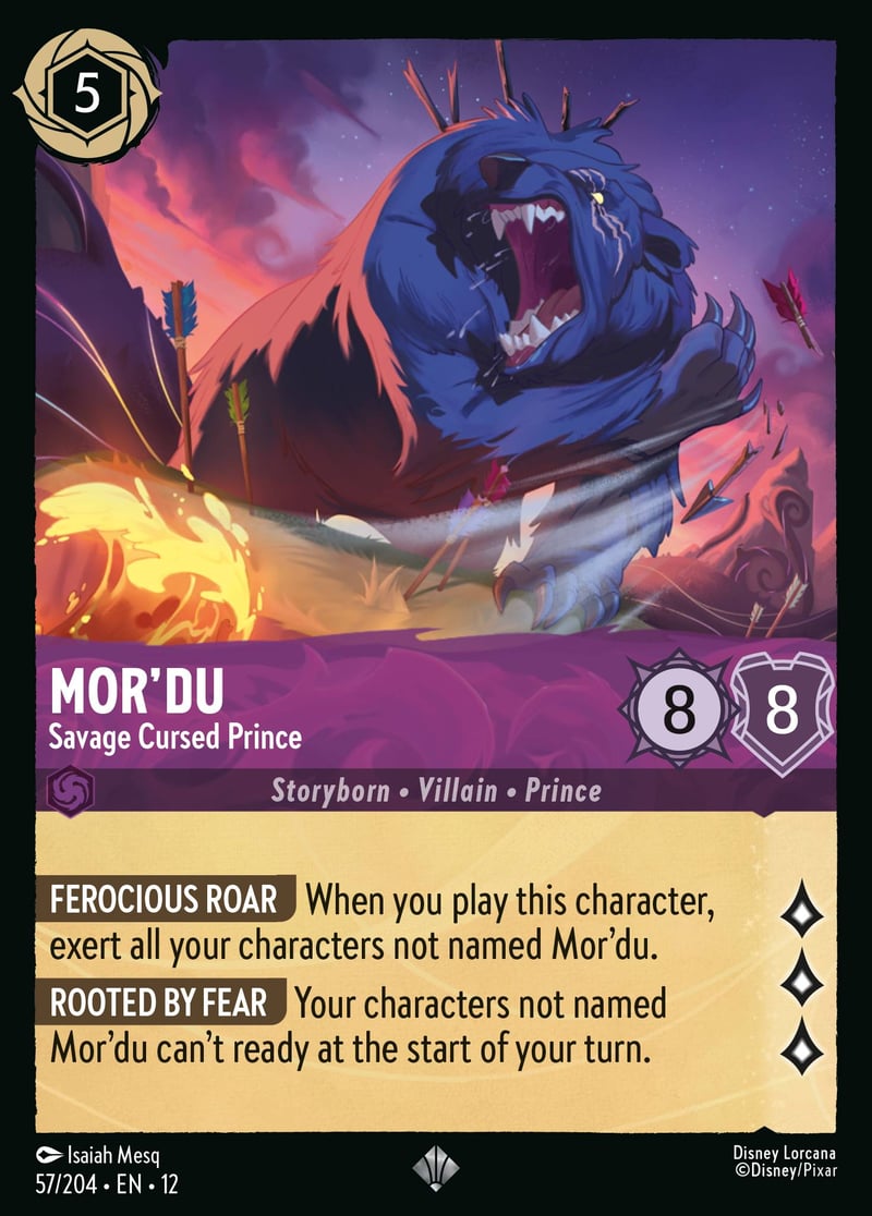 Mor'du - Savage Cursed Prince | Set12-57 | Foil
