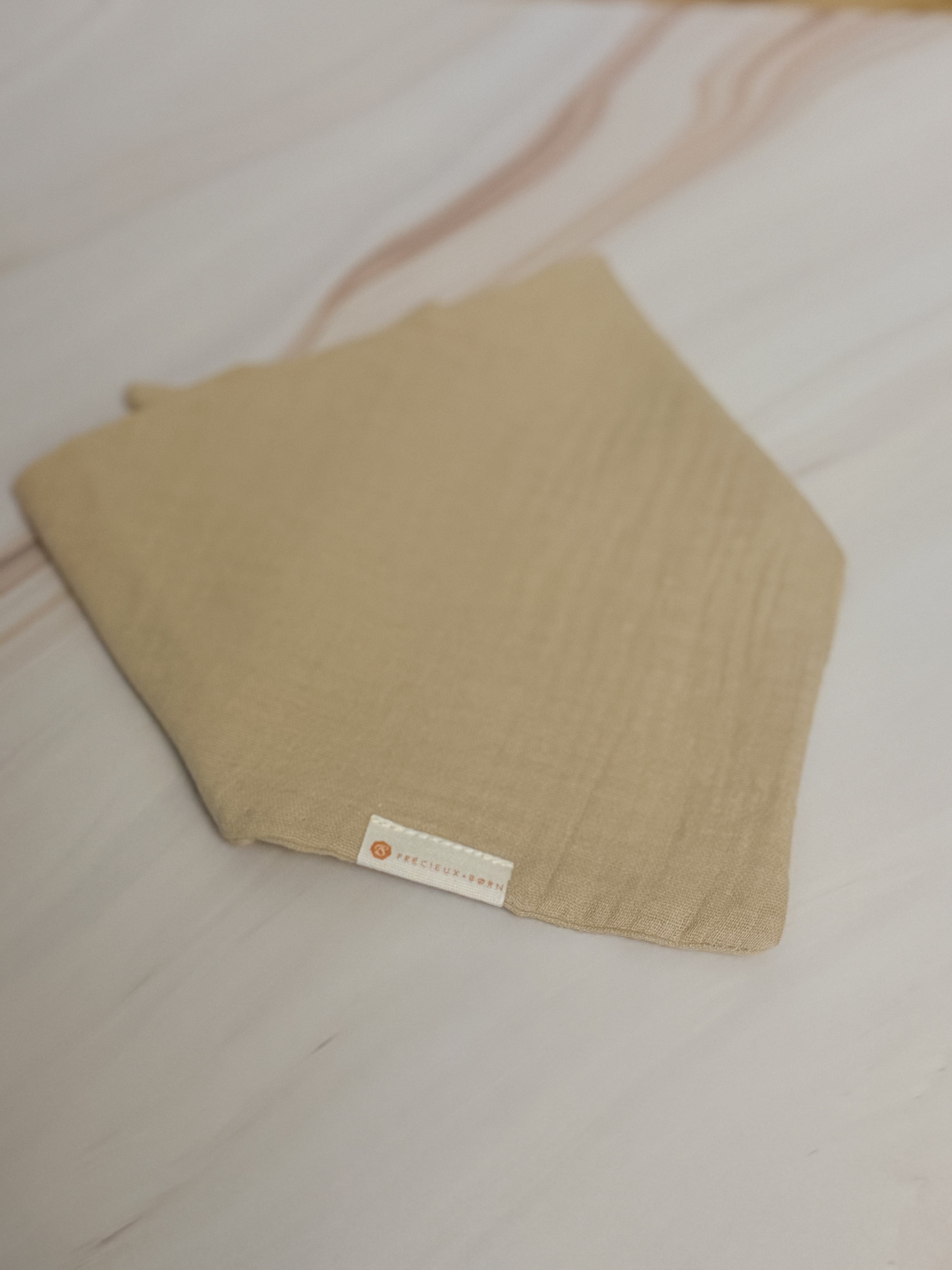 純棉紗素色三角巾