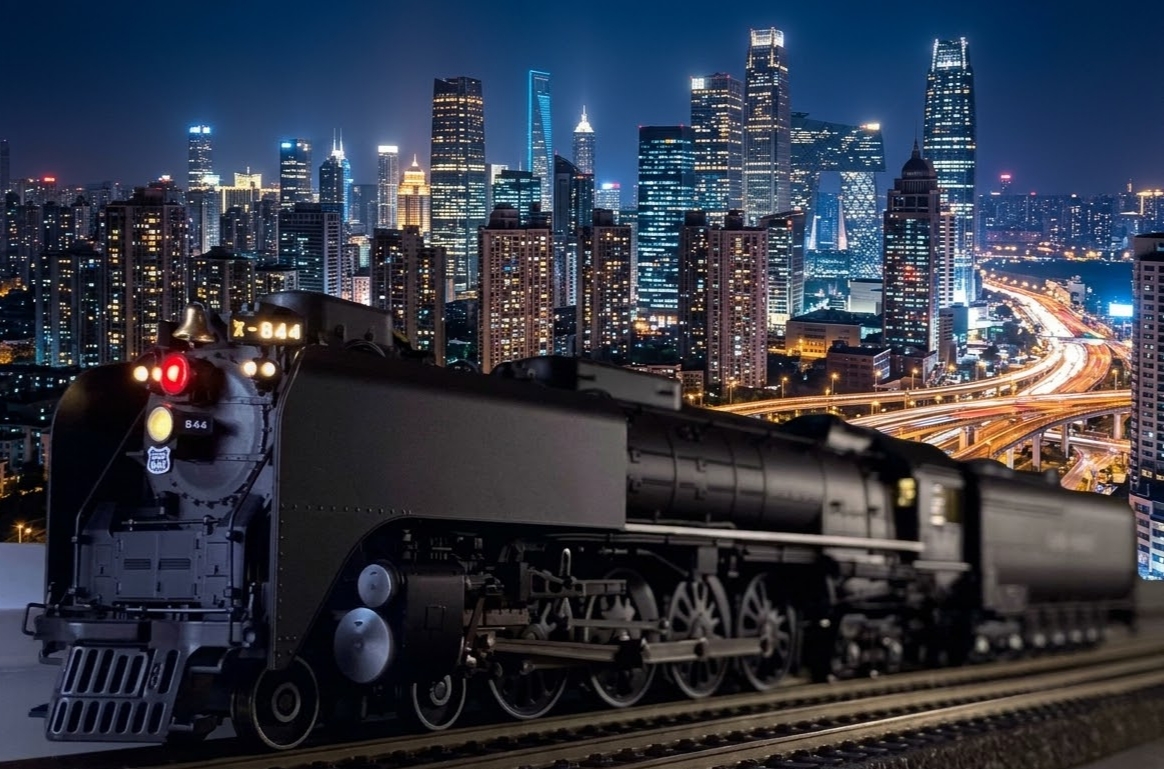 Union Pacific 4-8-4, Class FEF-3, #844 FParagon4 Sound/DC/DCC, w/ Smoke, HO 