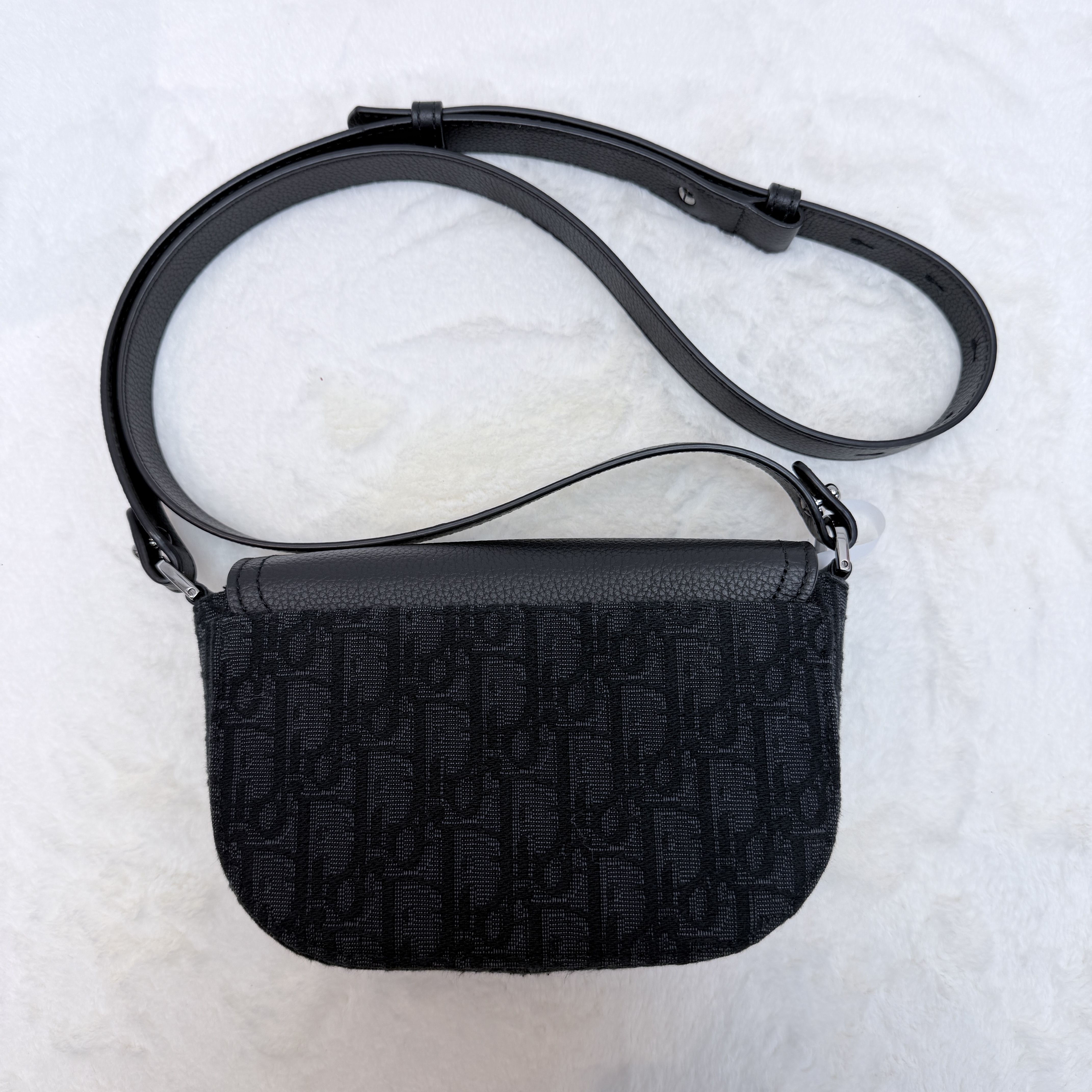 罕見Full Set🫢Dior男裝暗花Small Saddle Messenger Bag