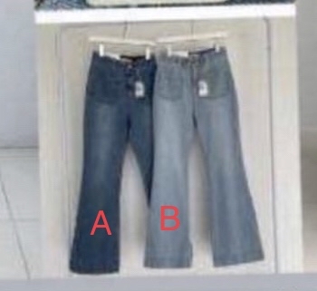 清涼前口袋喇叭褲#ff2789