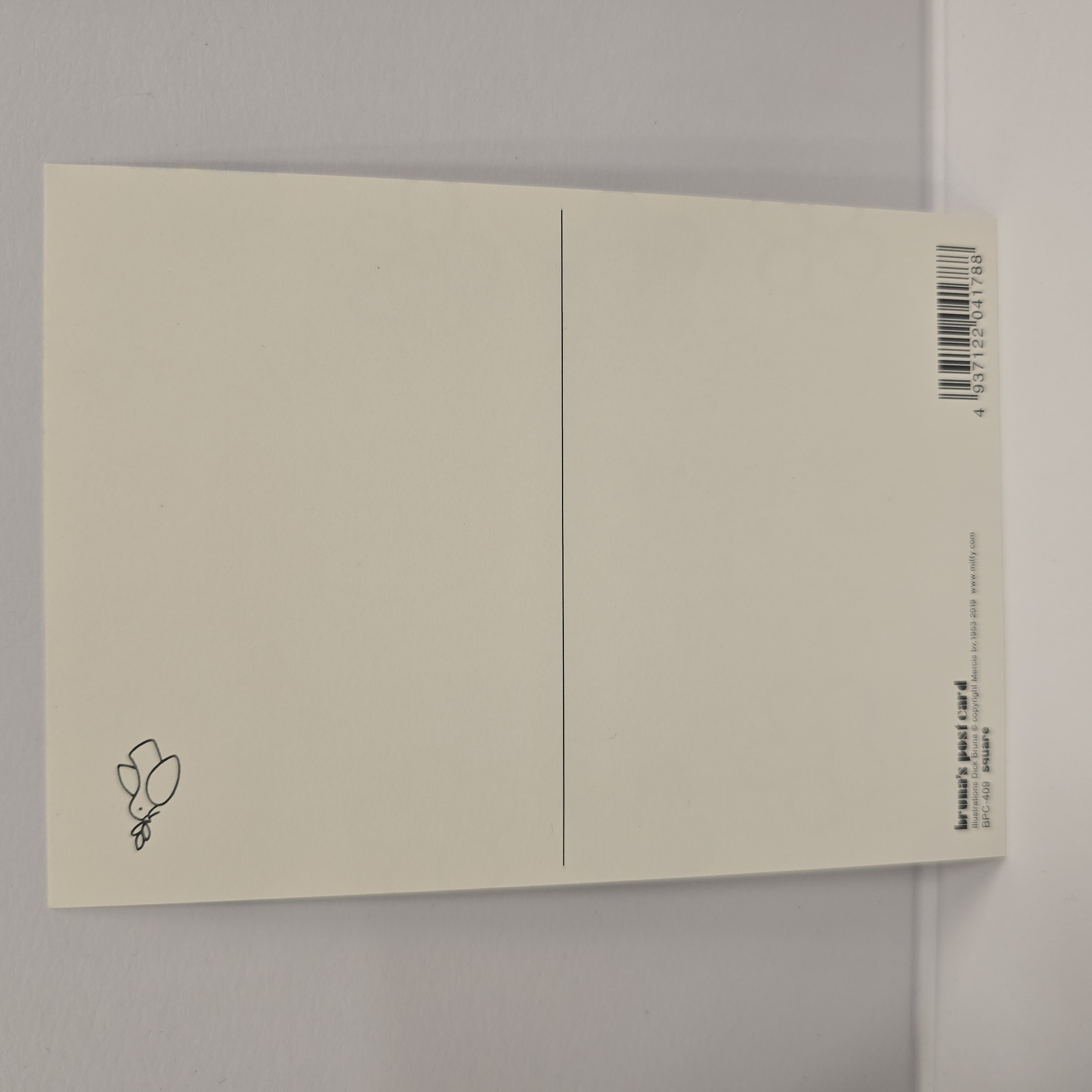 miffy postcard BPC-409