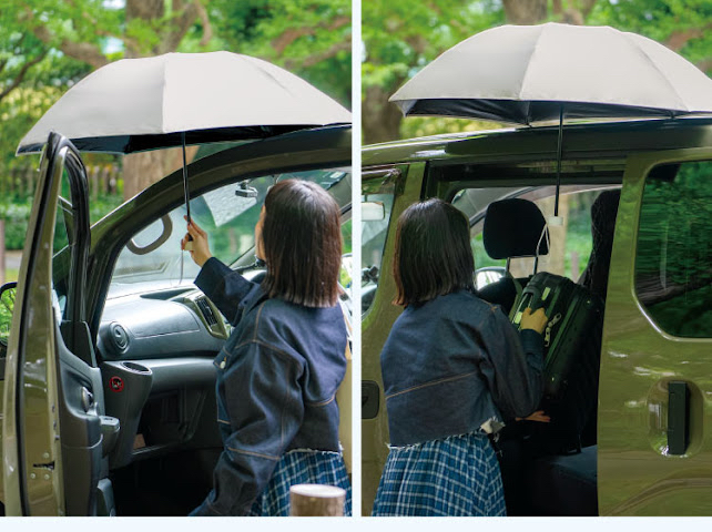 JA020 WPP090-14596330 磁吸車頂涼感遮光折疊晴水傘