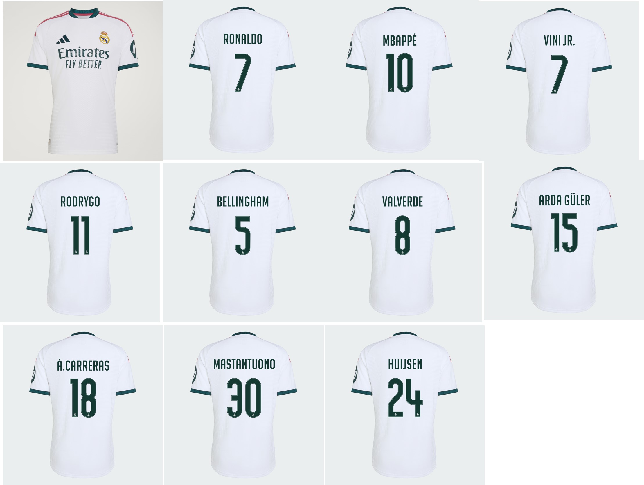 👑💎好比皇冠上鑽石與珍珠 Adidas Real Madrid 皇家馬德里 2026-27 主場長袖球迷版球衣 (可加印字章) KC3952