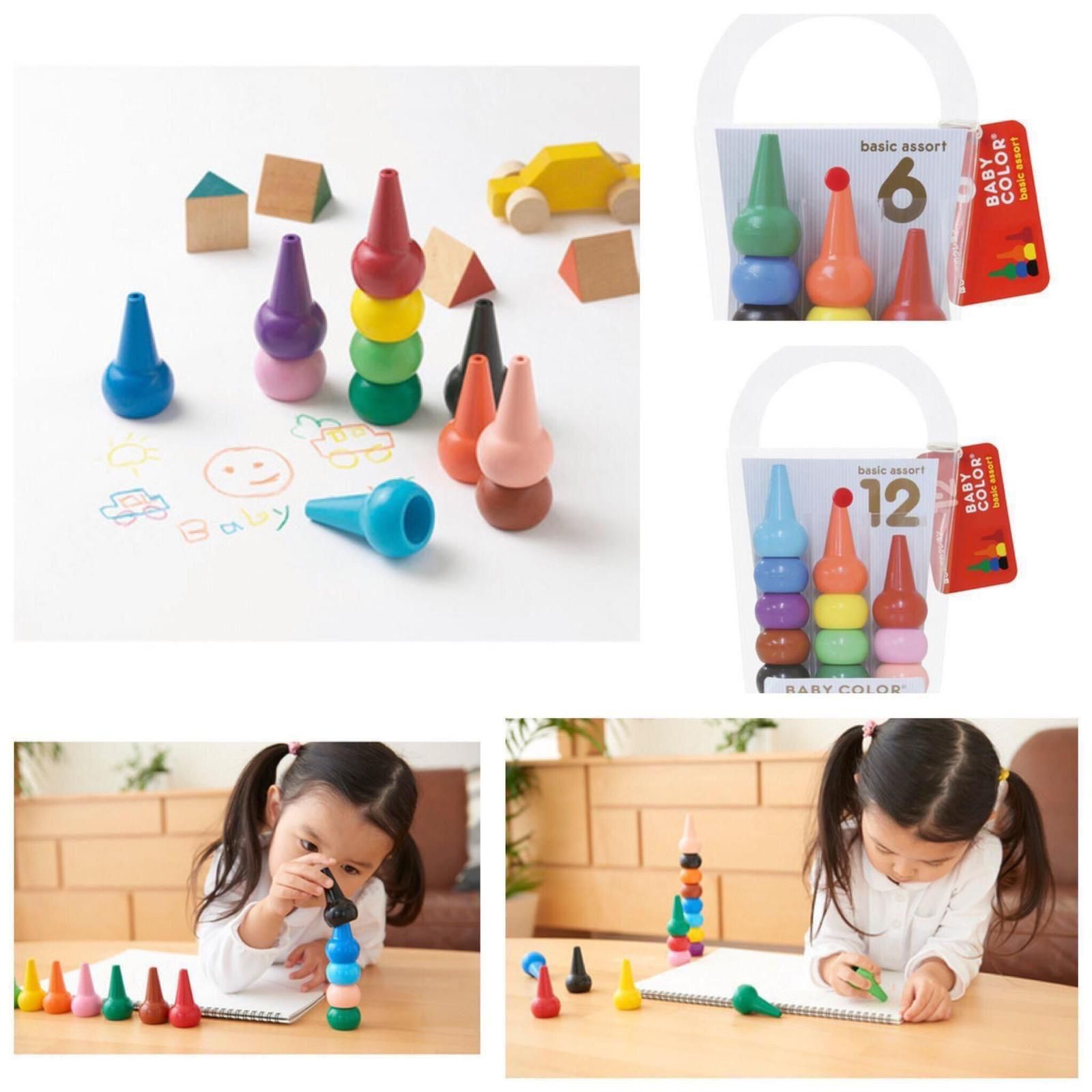 日本製🇯🇵Baby Color 幼兒蠟筆 (12色/6色)