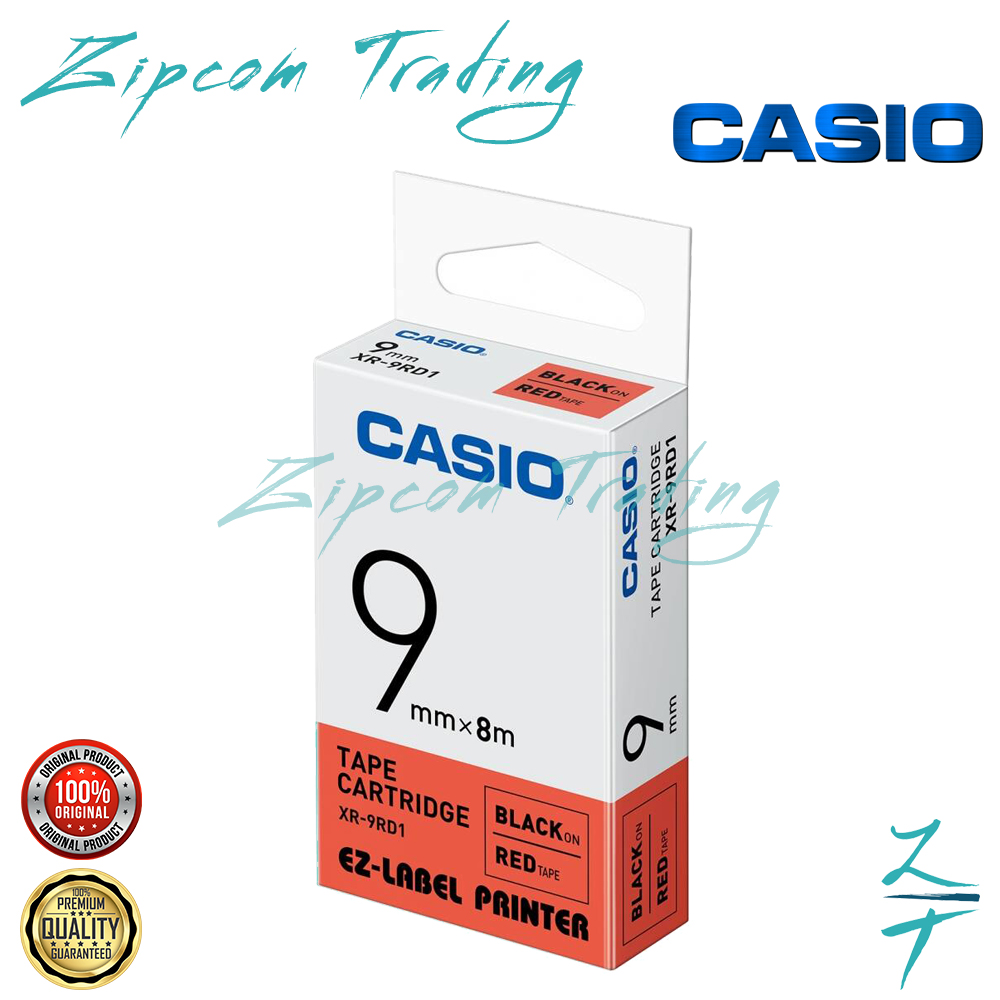 Casio EZ-Label It Printer Tape Cartridge (6mm,9mm,12mm,18mm,24mm)