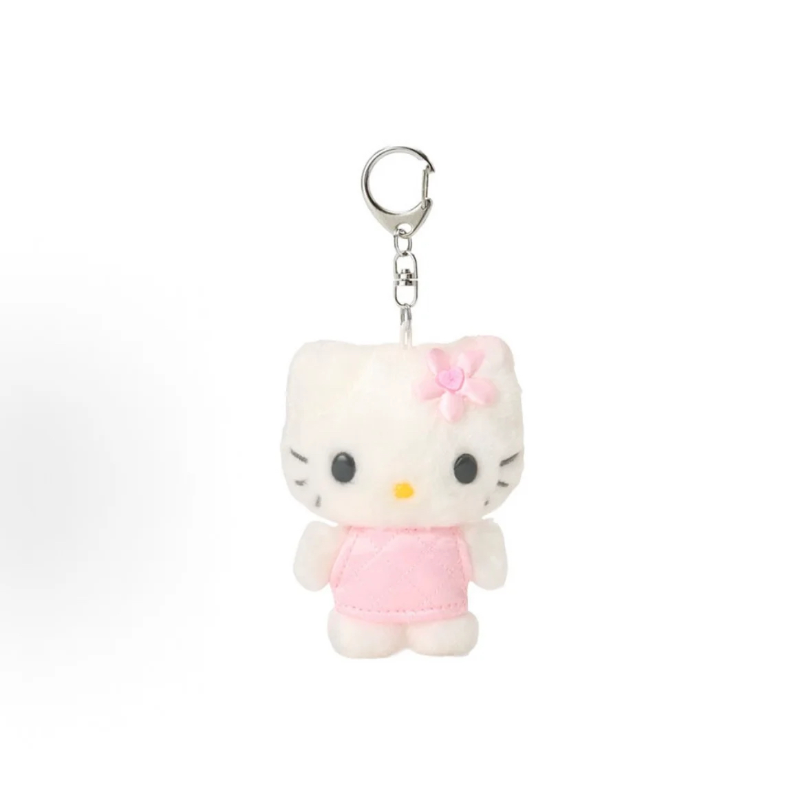 [現貨] Sanrio Hello Kitty 懷舊絎縫系列 公仔匙扣 粉紅色