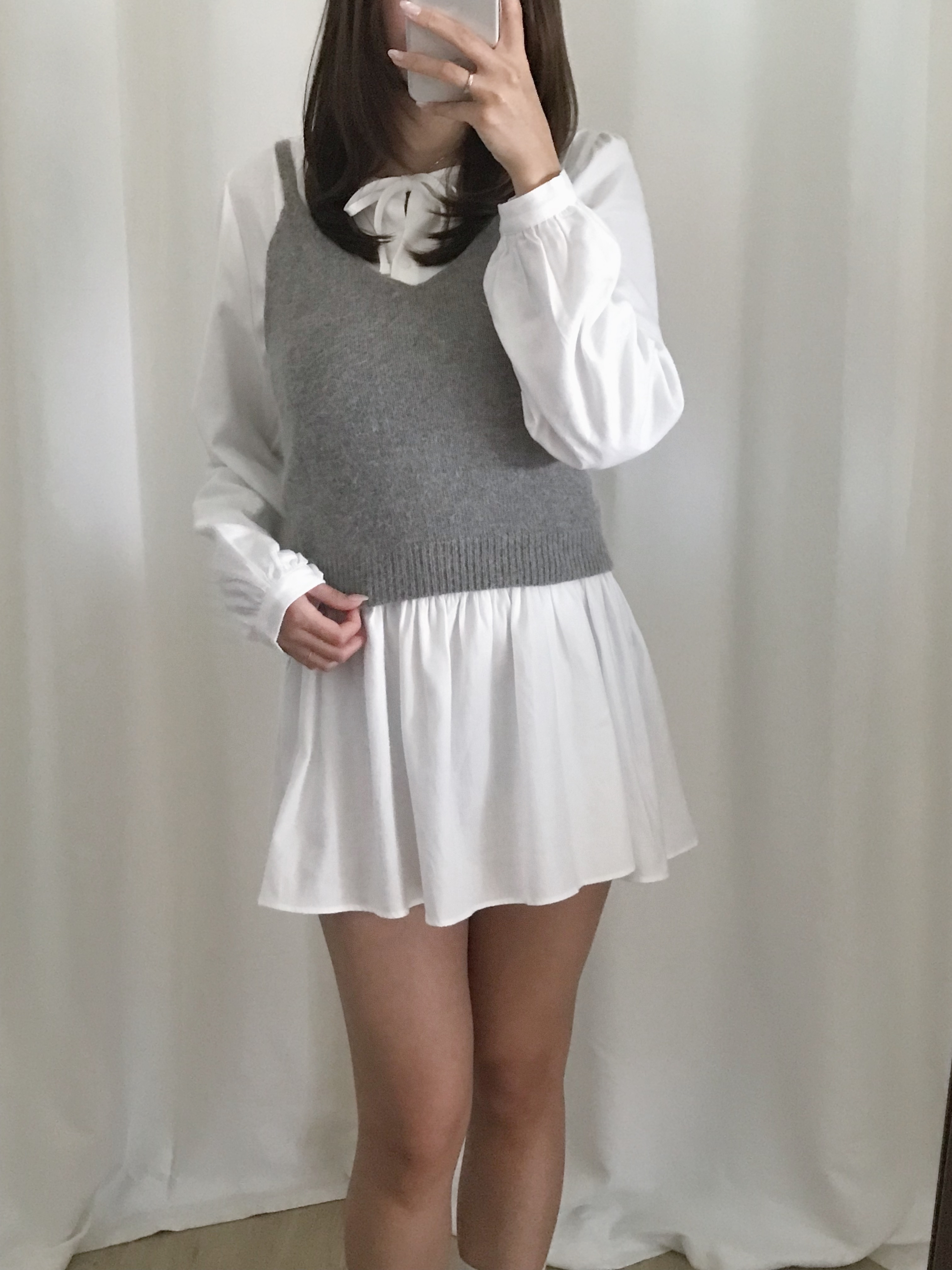 法式洋氣傘傘連身裙(兩色入)