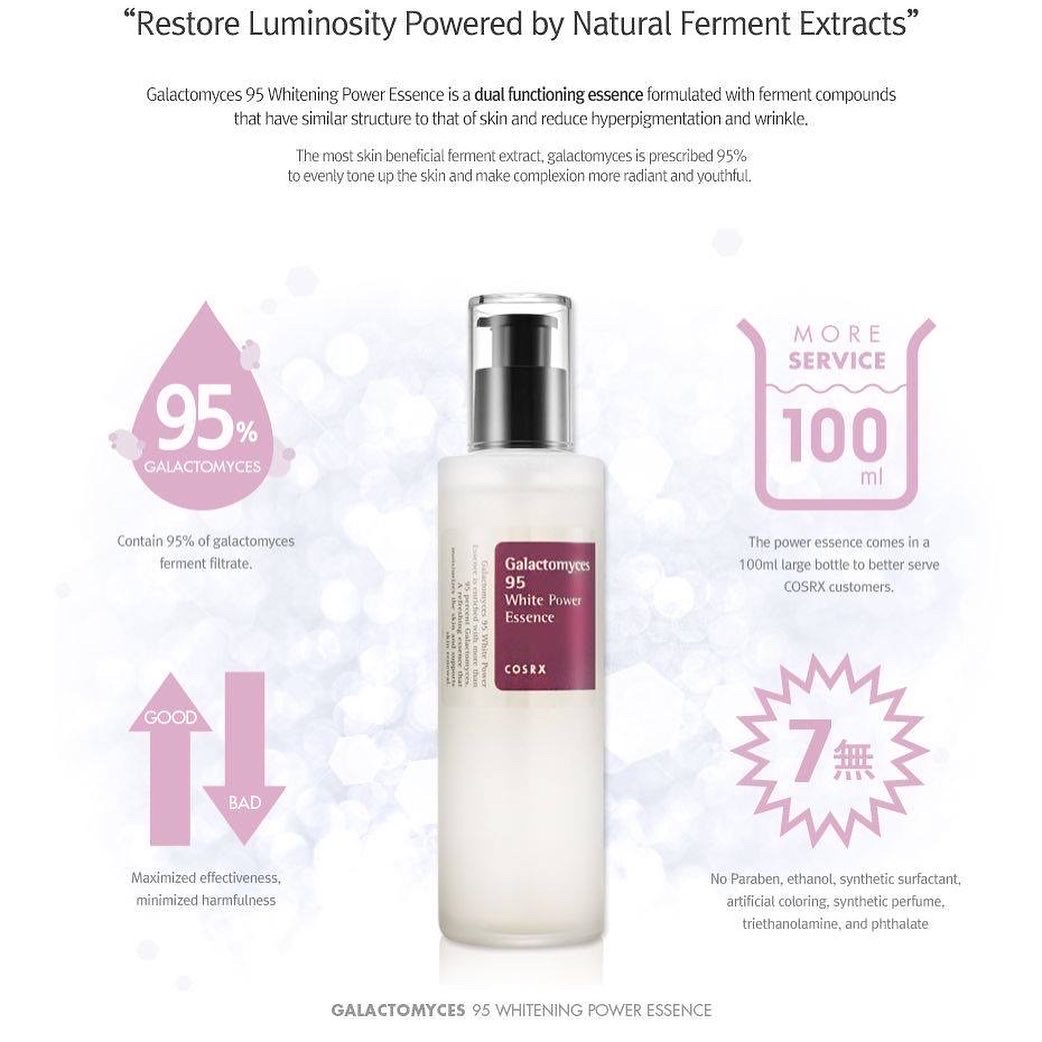 韓國 COSRX 酵母 精華神仙水 乳糖95 膚色均衡 100ml｜Galactomyces 95 Tone Balancing Essence