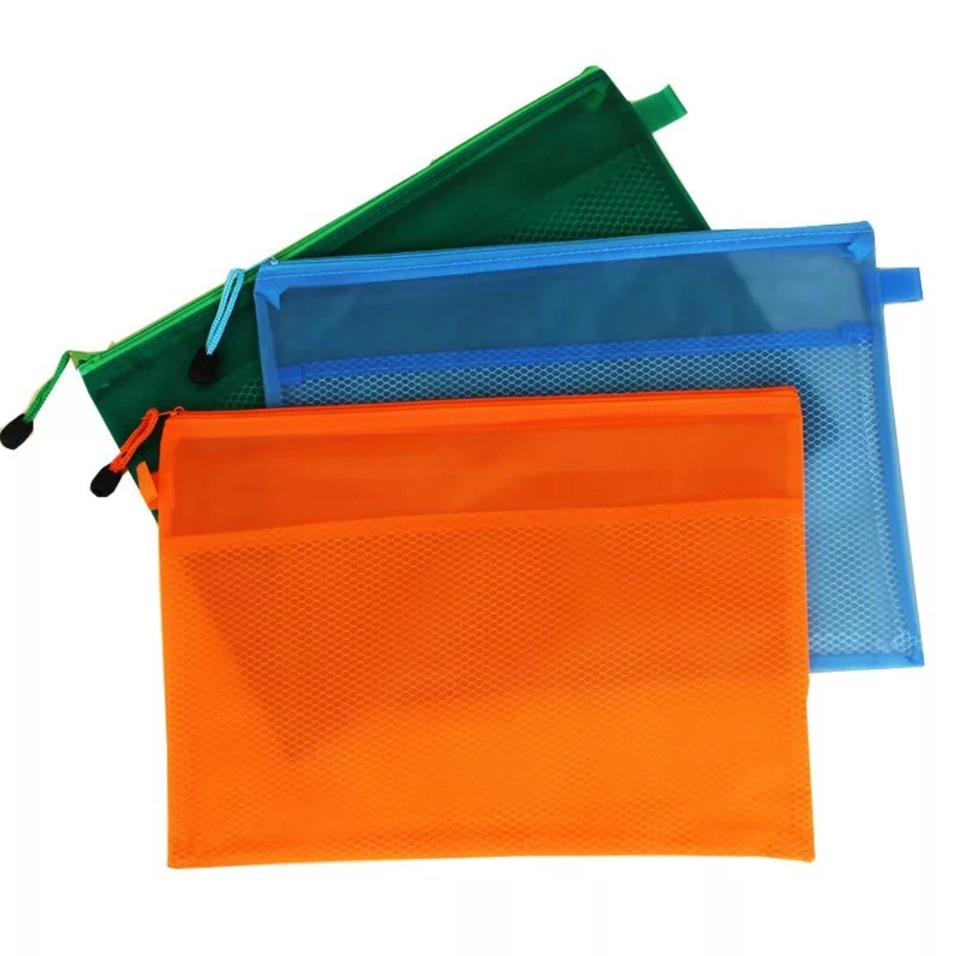 Double Layer A4 Size Zipper Bag