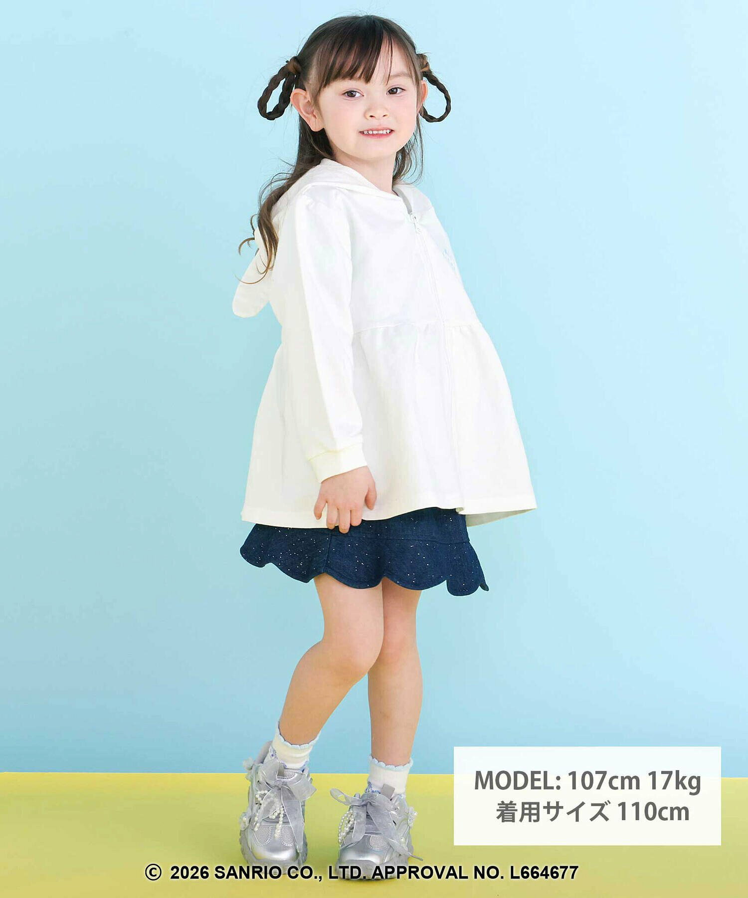 🆕【⭐訂購⭐】🇯🇵日本直送🌀#Sanrio 立體耳朵 摺邊下擺 連帽外套［2款選］🌀 [ELBA-0178][260304]