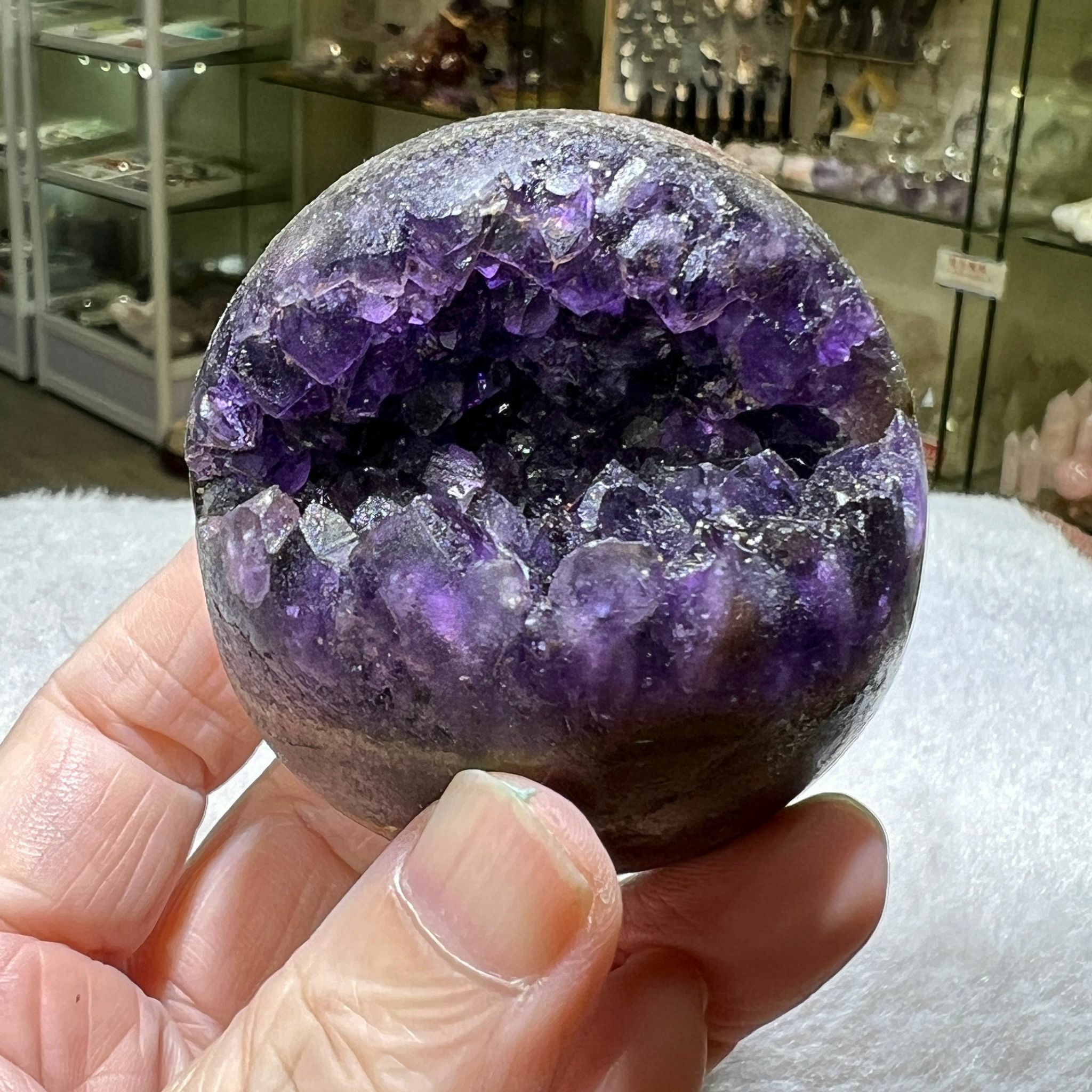 紫晶開口笑 5.6cm+/-