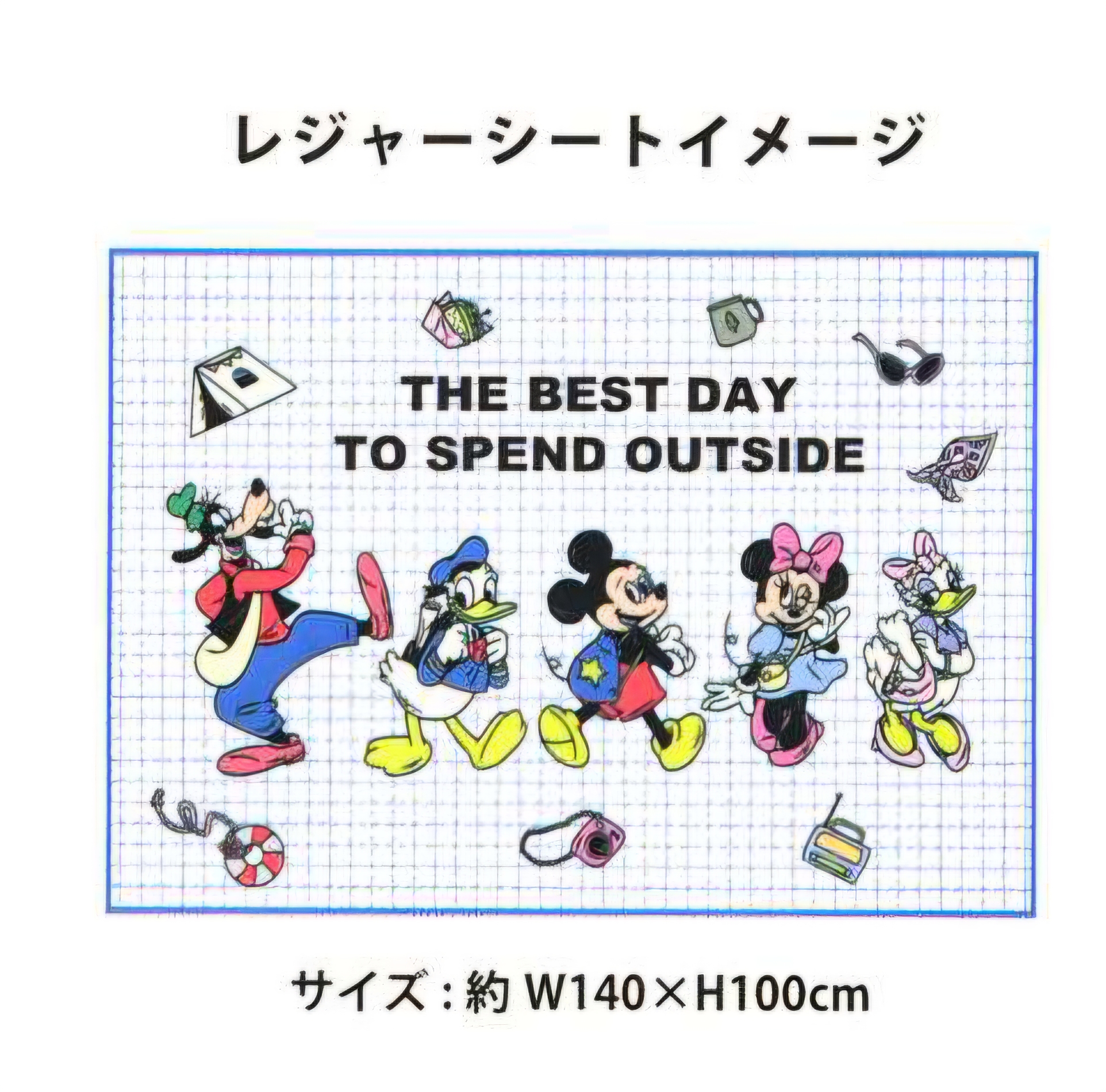 【預訂】Disney Leisure Time - 野餐墊