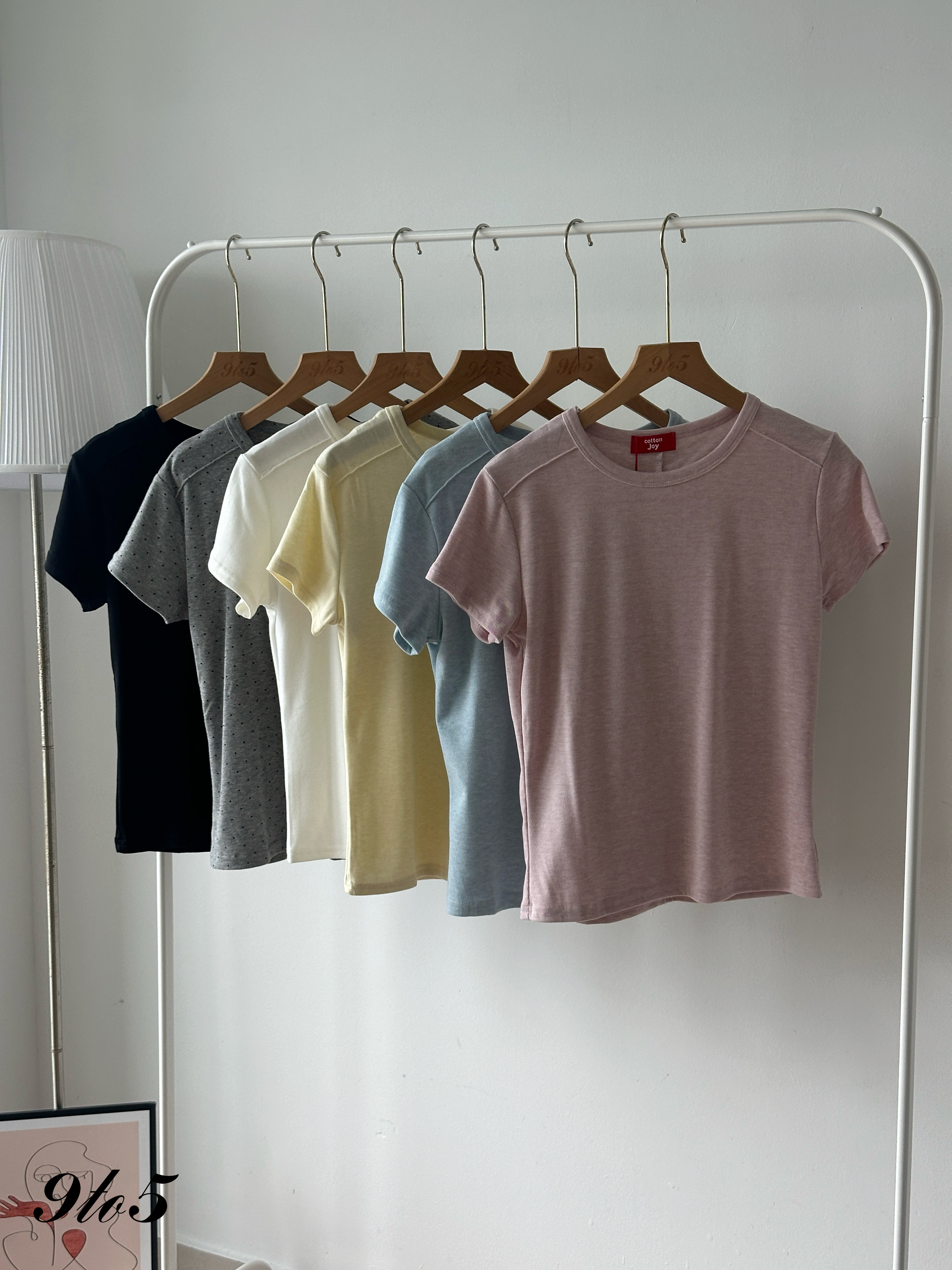 T4291 Short Sleeve Casual Tee - 6 Colors 