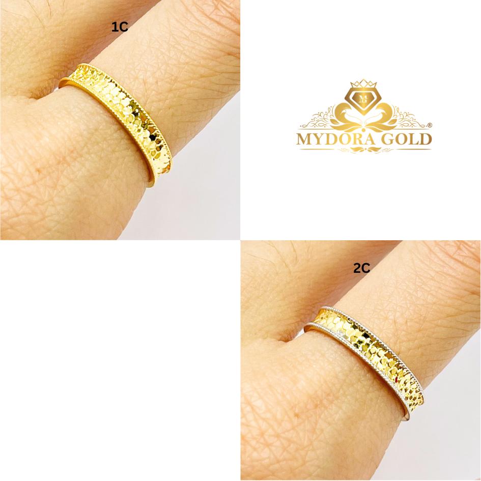 MYDORA Cincin Sisik Bling (5G) l EMAS 916/ 22K