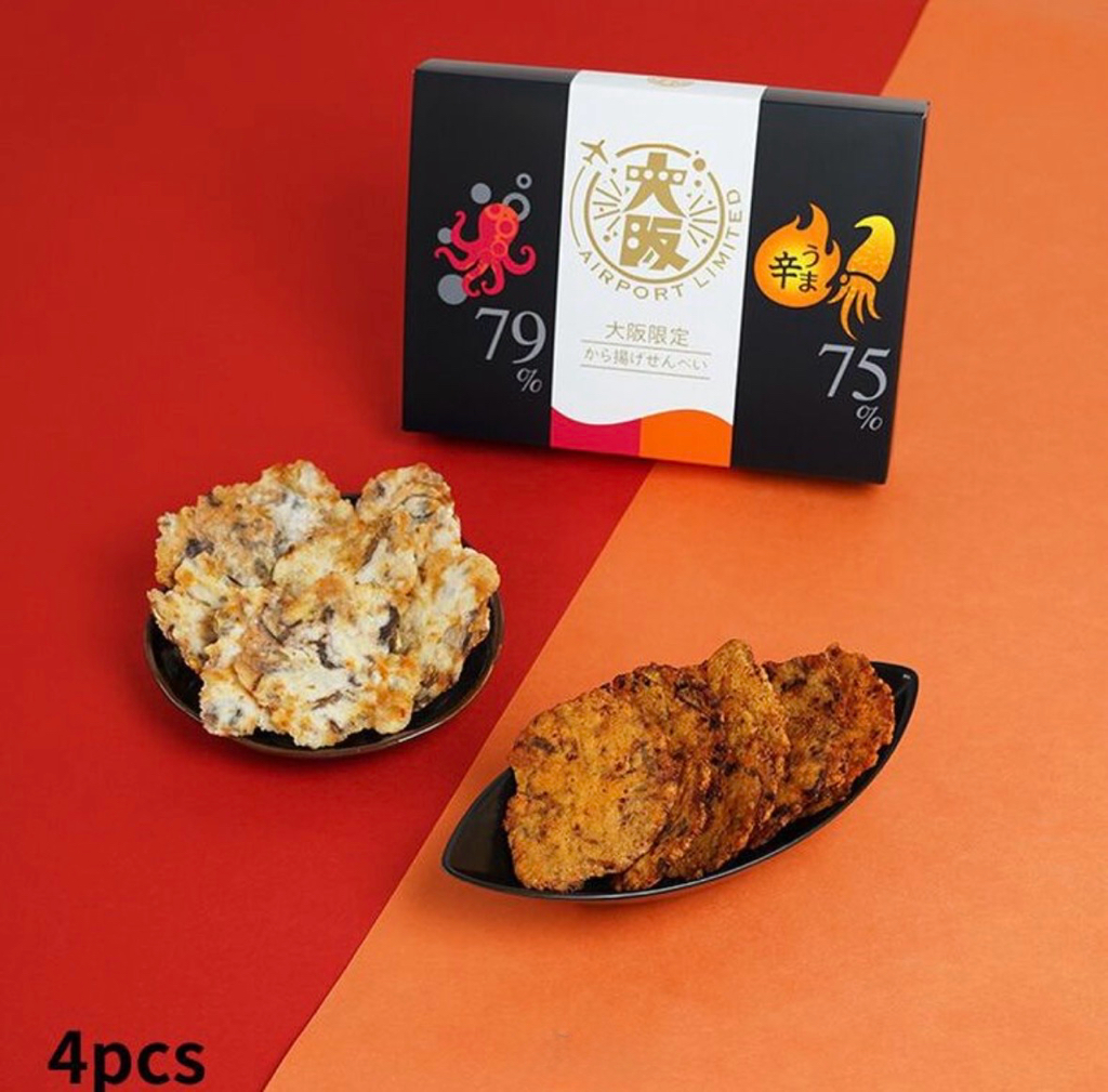 ✨免稅連線商品需順豐到付✨越前海鮮俱樂部 大阪機場限定仙貝