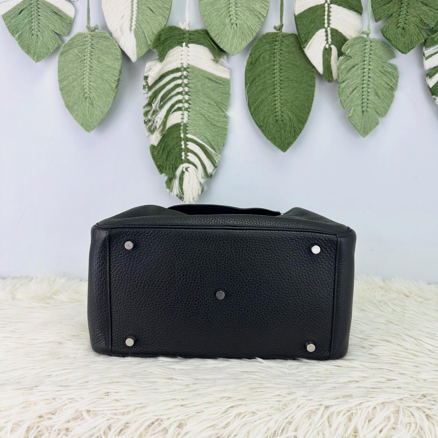 HERMES 🤍PRE OWNED Lindy 30 黑色銀扣 Z Stamp🖤