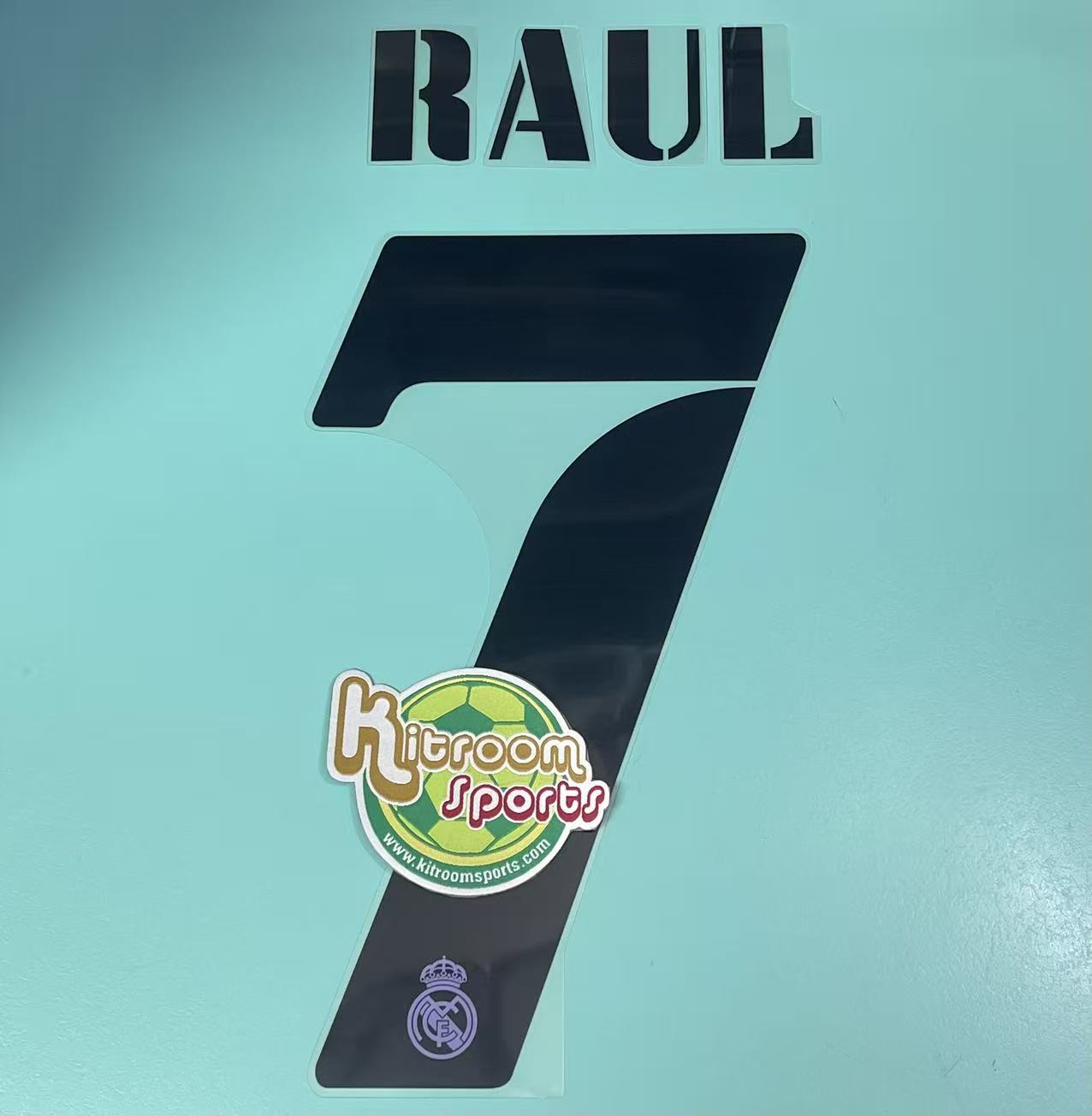 2022-23 Real Madrid Home Nameset #7 RAUL