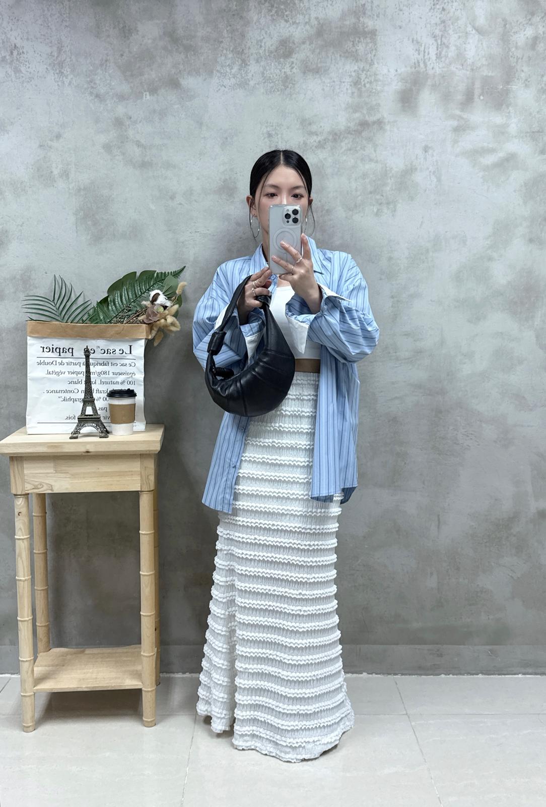 D09 拼袖條子恤衫