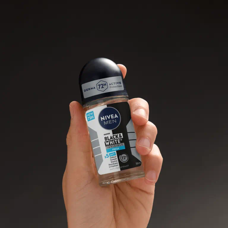 NIVEA FOR MEN Deodorant  Roll On 50ml Invisible Fresh