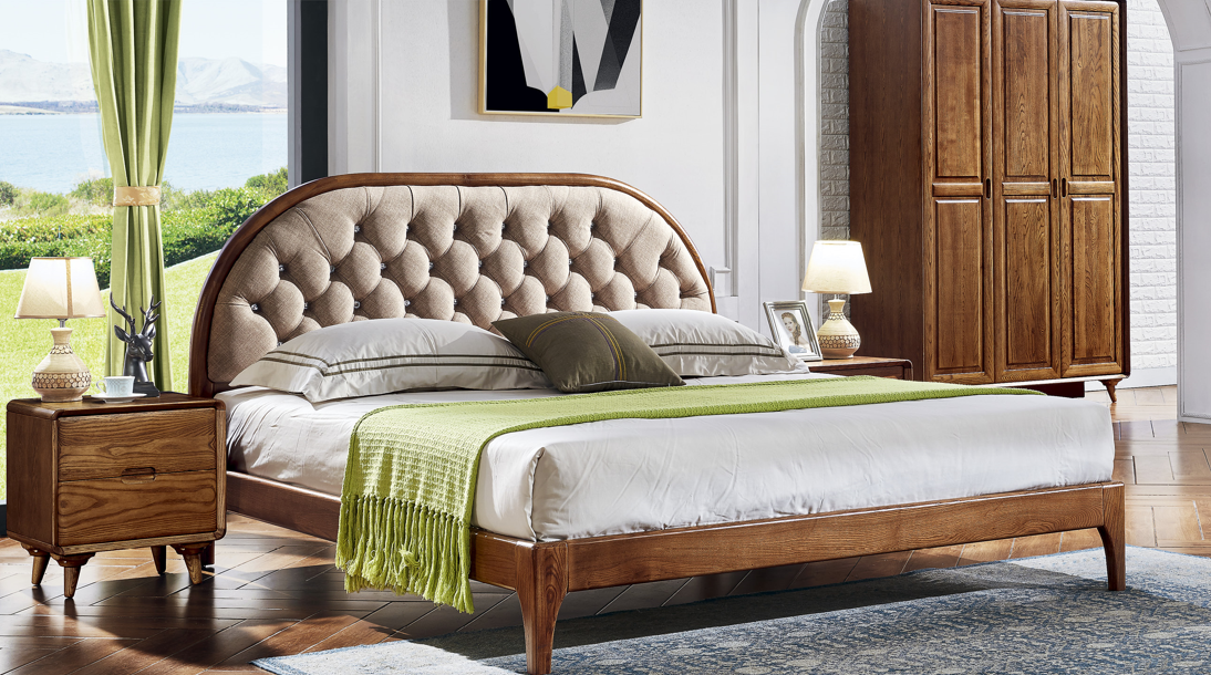 1.5米/1.8米 實木床架 49