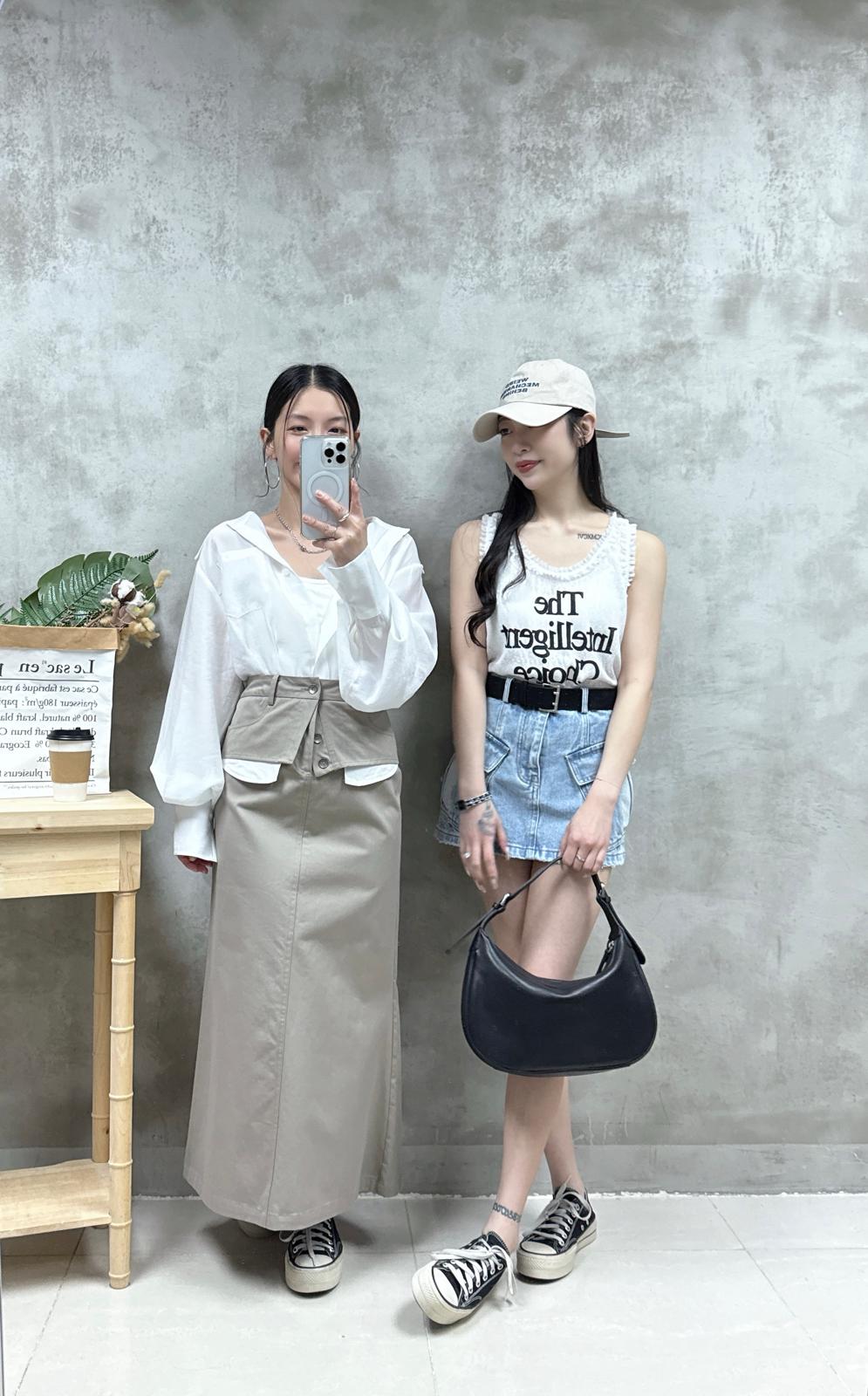 E17 喱士ruffle 邊背心