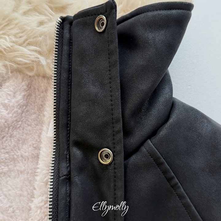 Ellymolly | Big-Collar Shearling Jacket