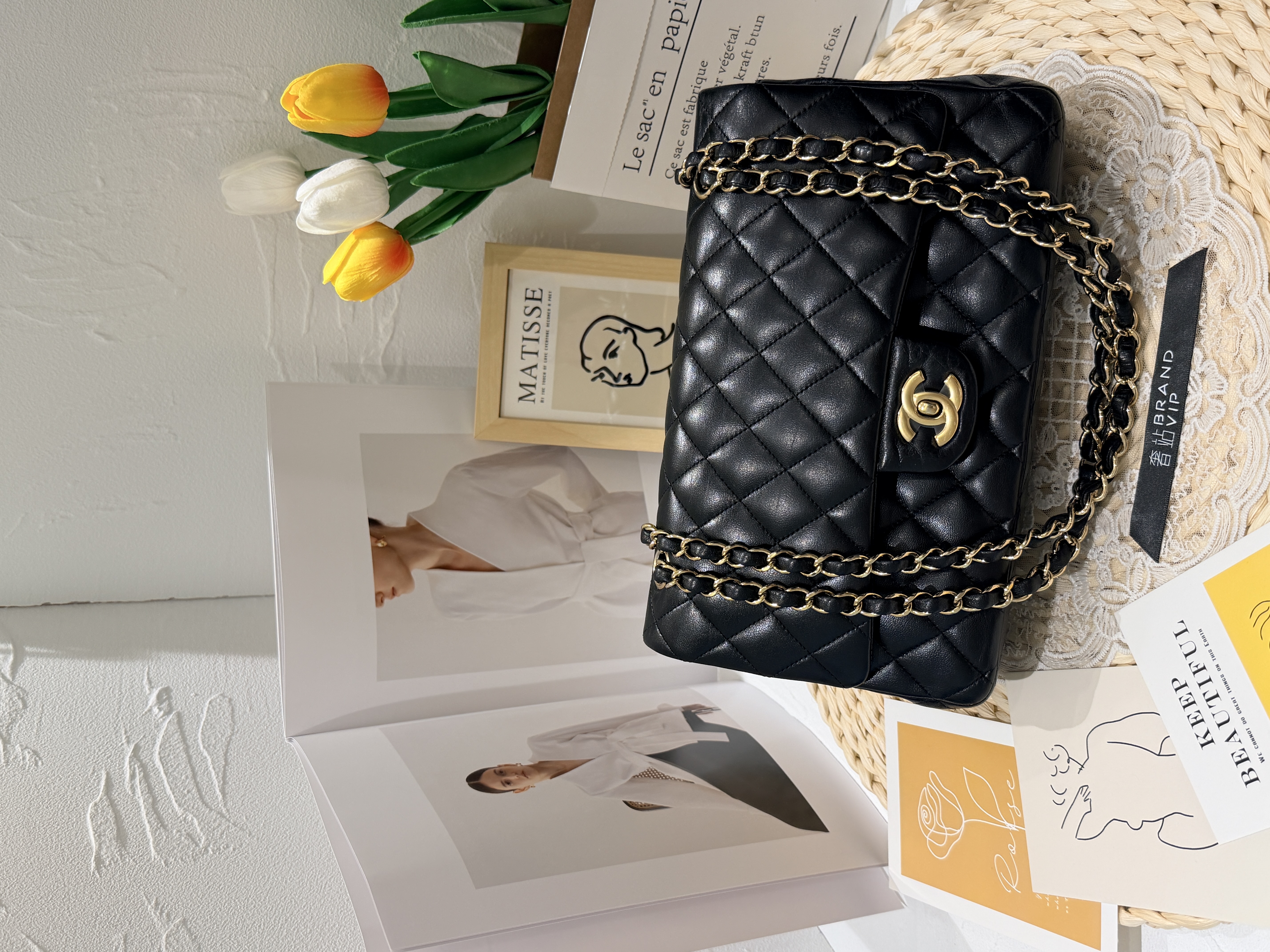 Chanel Classic Flap 25 Lambskin Bag