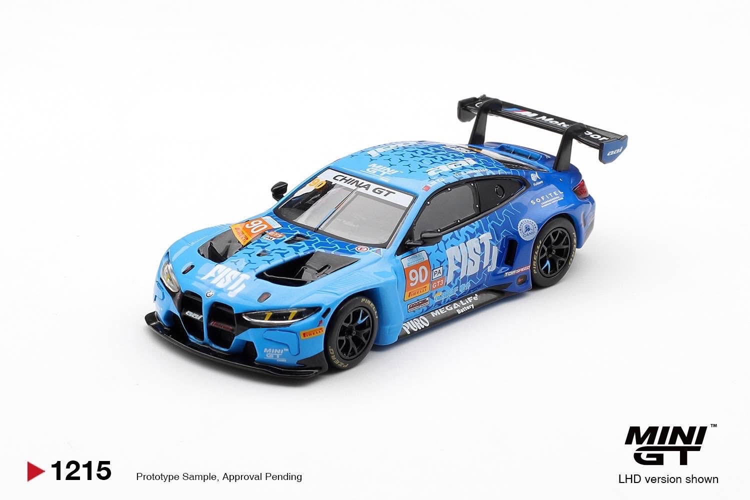 (預訂 Pre Order) Mini GT (MGT01215-CH) BMW M4 GT3 EVO #90 FIST Team AAI 2025 China GT LHD/ China Packaging