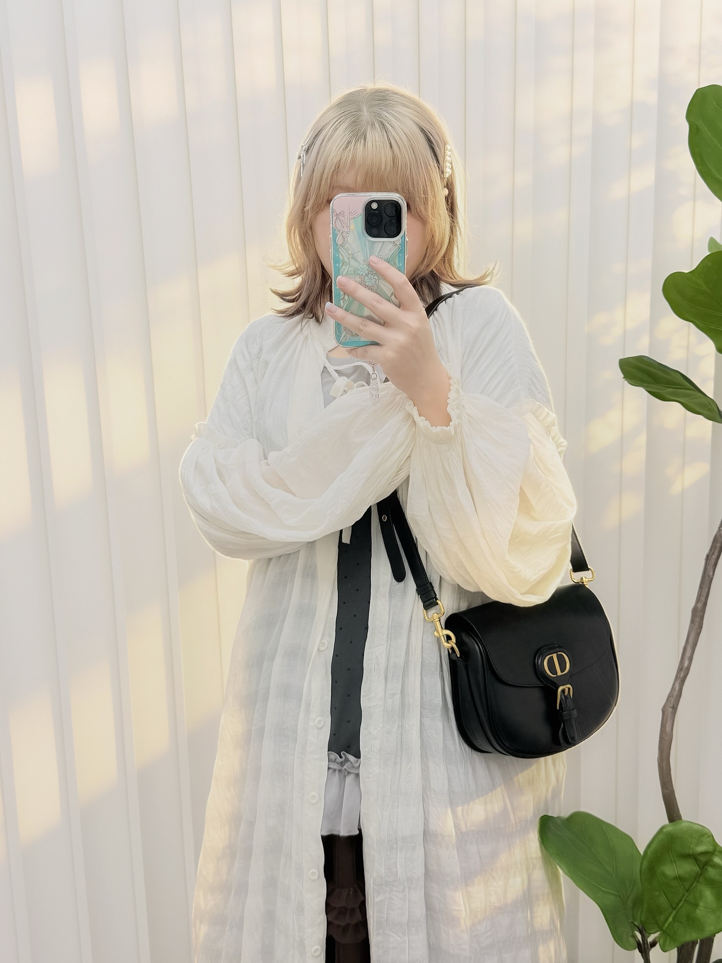 🤍PRE OWNED 🖤黑色Bobby 晶片款🖤