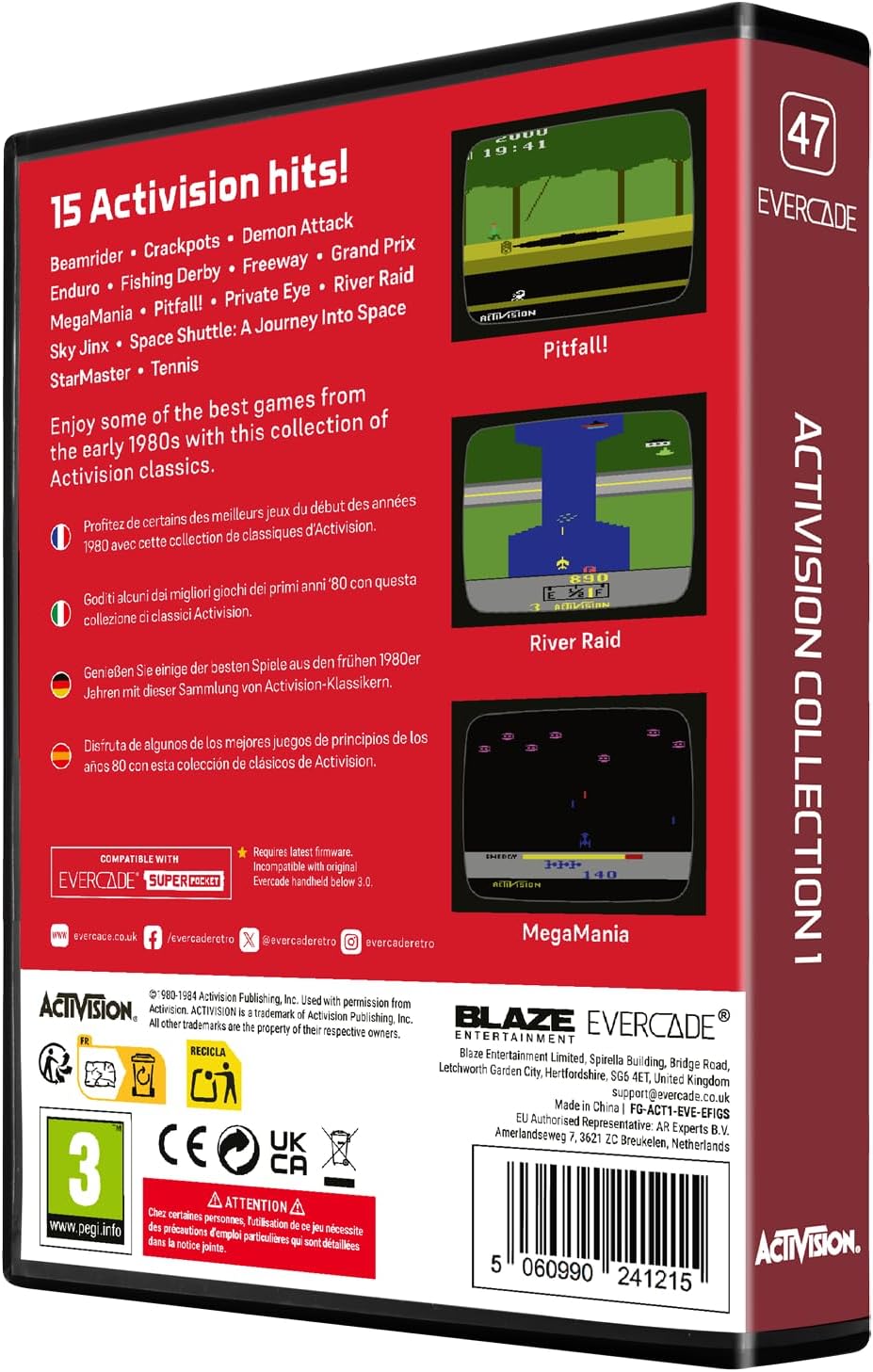 Evercade Activision Collection 1 (R47) RETRO-0068