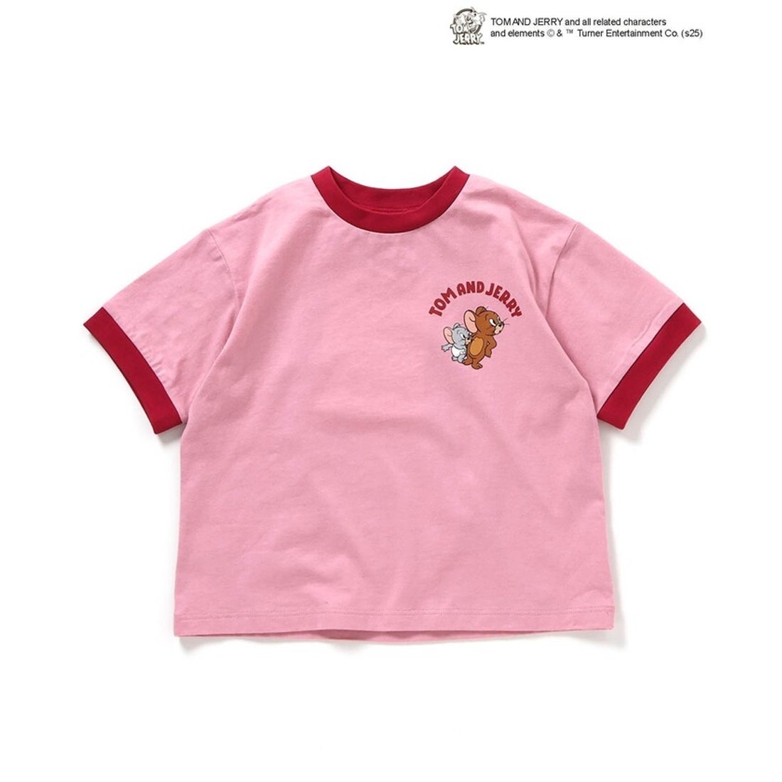 A0099 Tom & Jerry 粉色短袖上衣