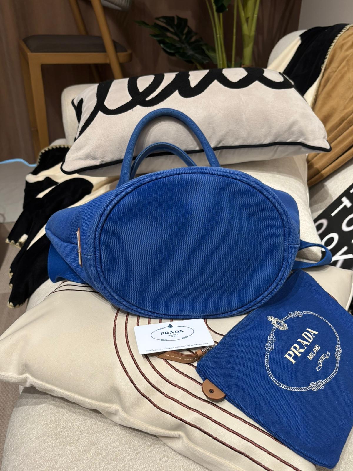 Prada 2way bag Canvas 100%Authentic,95%new