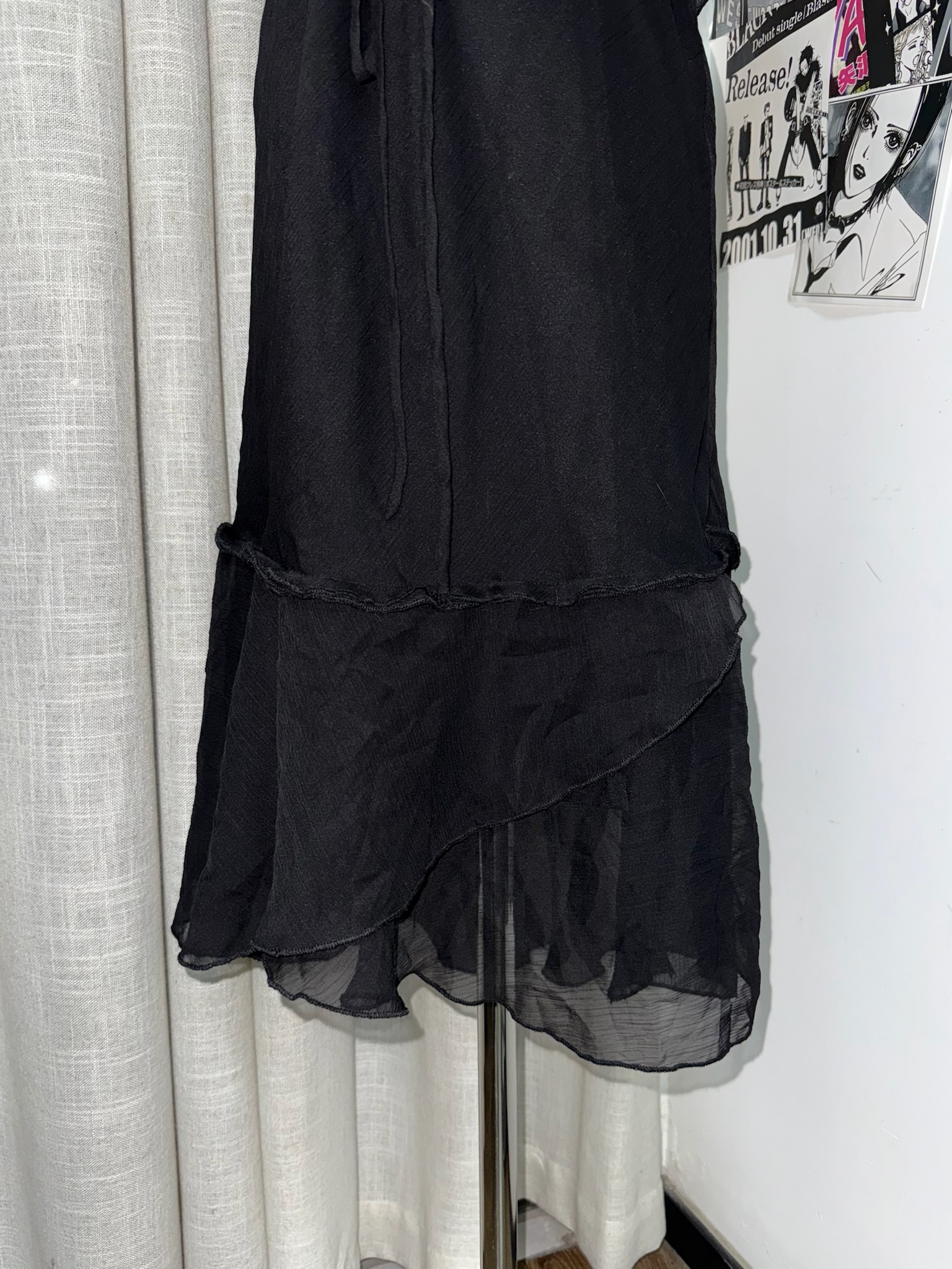 Halter Neck Drawstring Waist Dress 