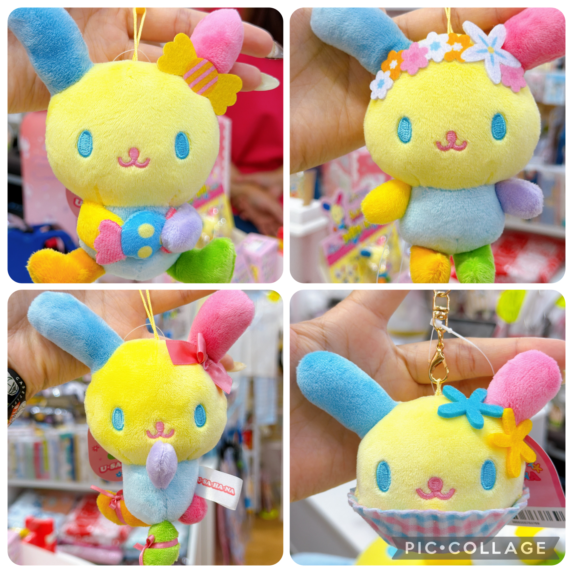 韓國直送韓國pop up store 限定usahana  公仔掛飾