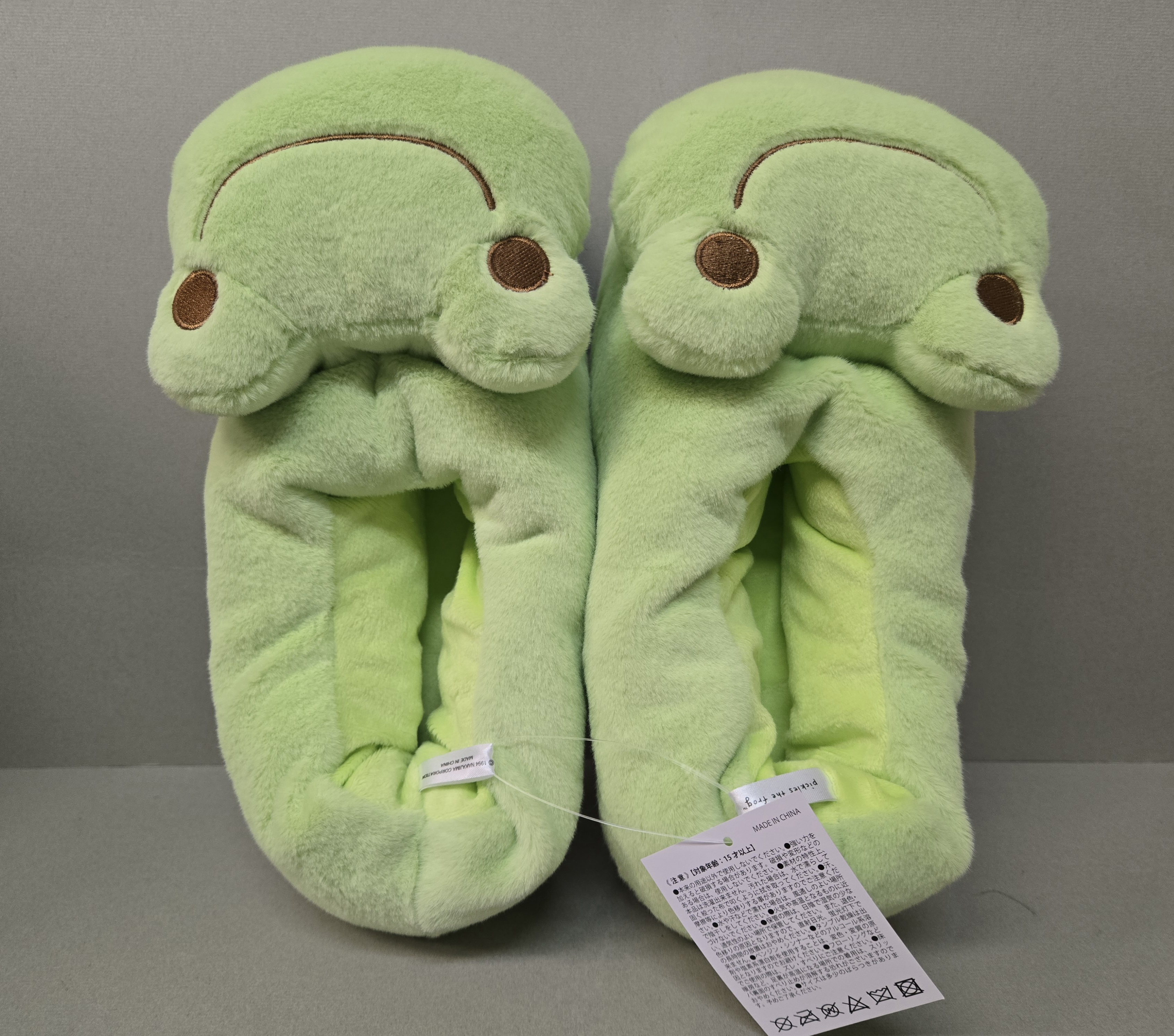 pickles綠色大頭室內鞋