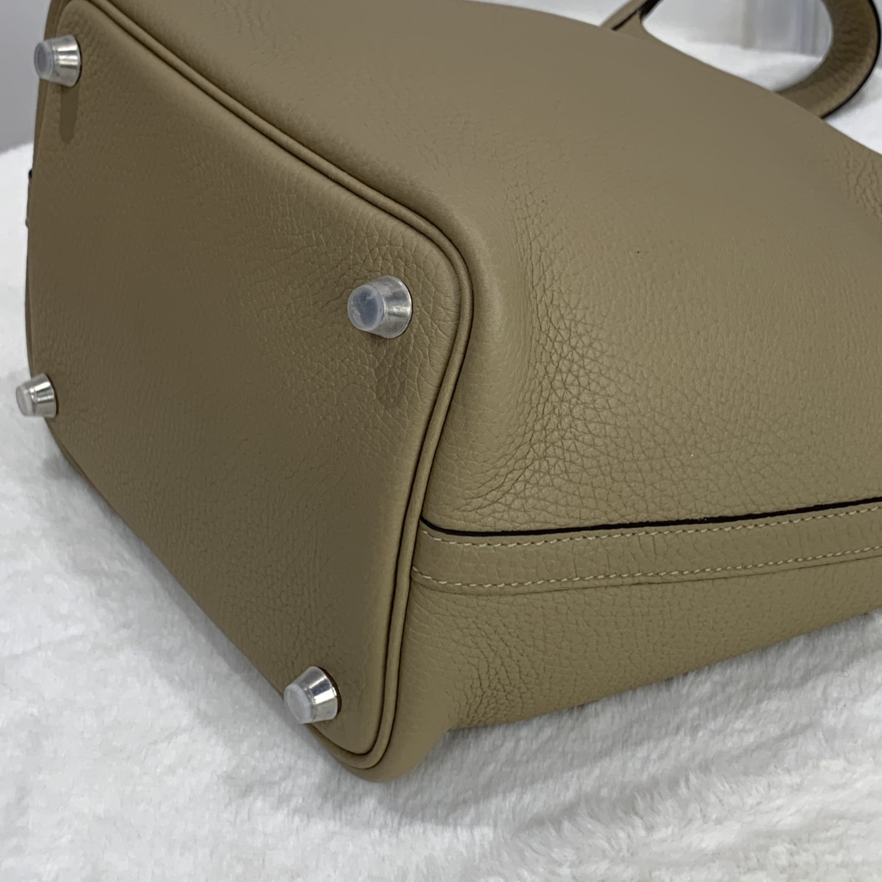 Hermes Picotin 18 風衣灰銀扣