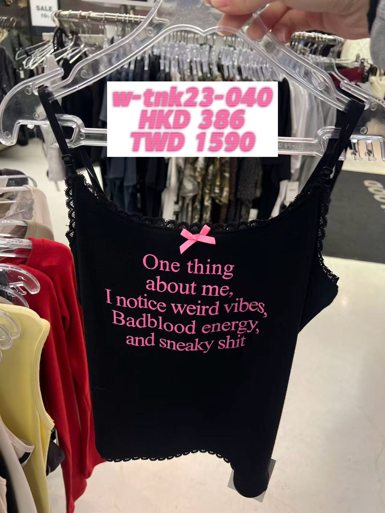 BADBLOOOD直播限時優惠 [w-tnk23-040] - Black