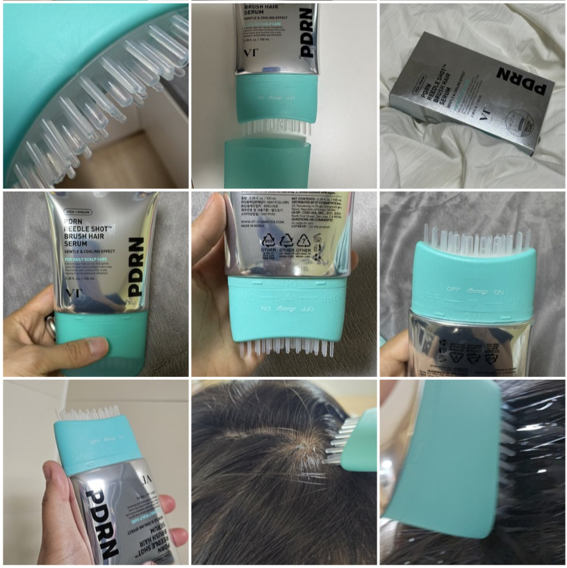 韓國 VT PDRN Reedle Shot髮際線養護 微針頭皮 清爽精華100ml｜PDRN Reedle Shot Brush Hair Serum